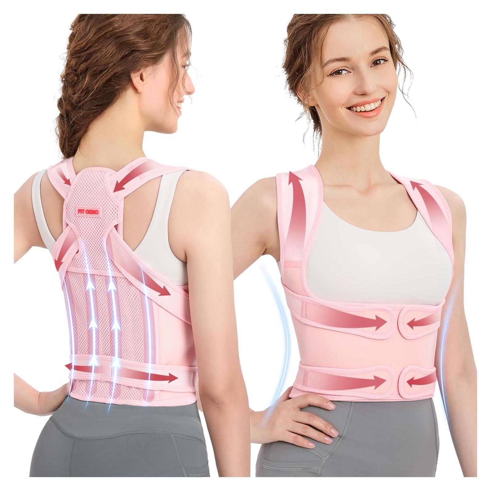 Corrector de Postura Fit Geno para Mujeres - Soporte Espalda Ajustable