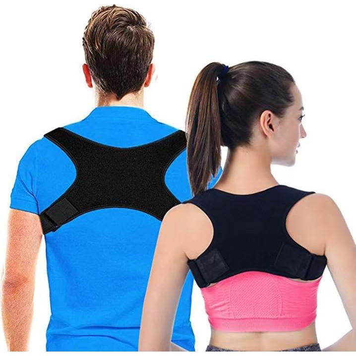 Corrector de Postura ANPLCHGR Ajustable Unisex para Espalda