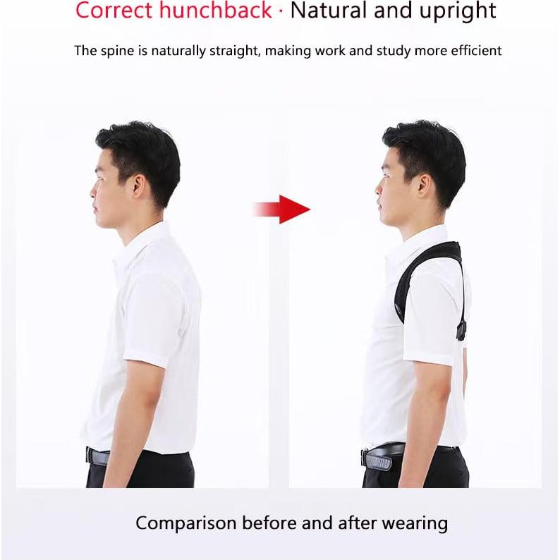 Corrector de Postura ANPLCHGR Ajustable Unisex para Espalda