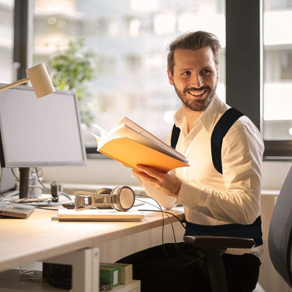 Corrector de Postura GZXISI Ajustable para Espalda y Cuello - Negro Mediano