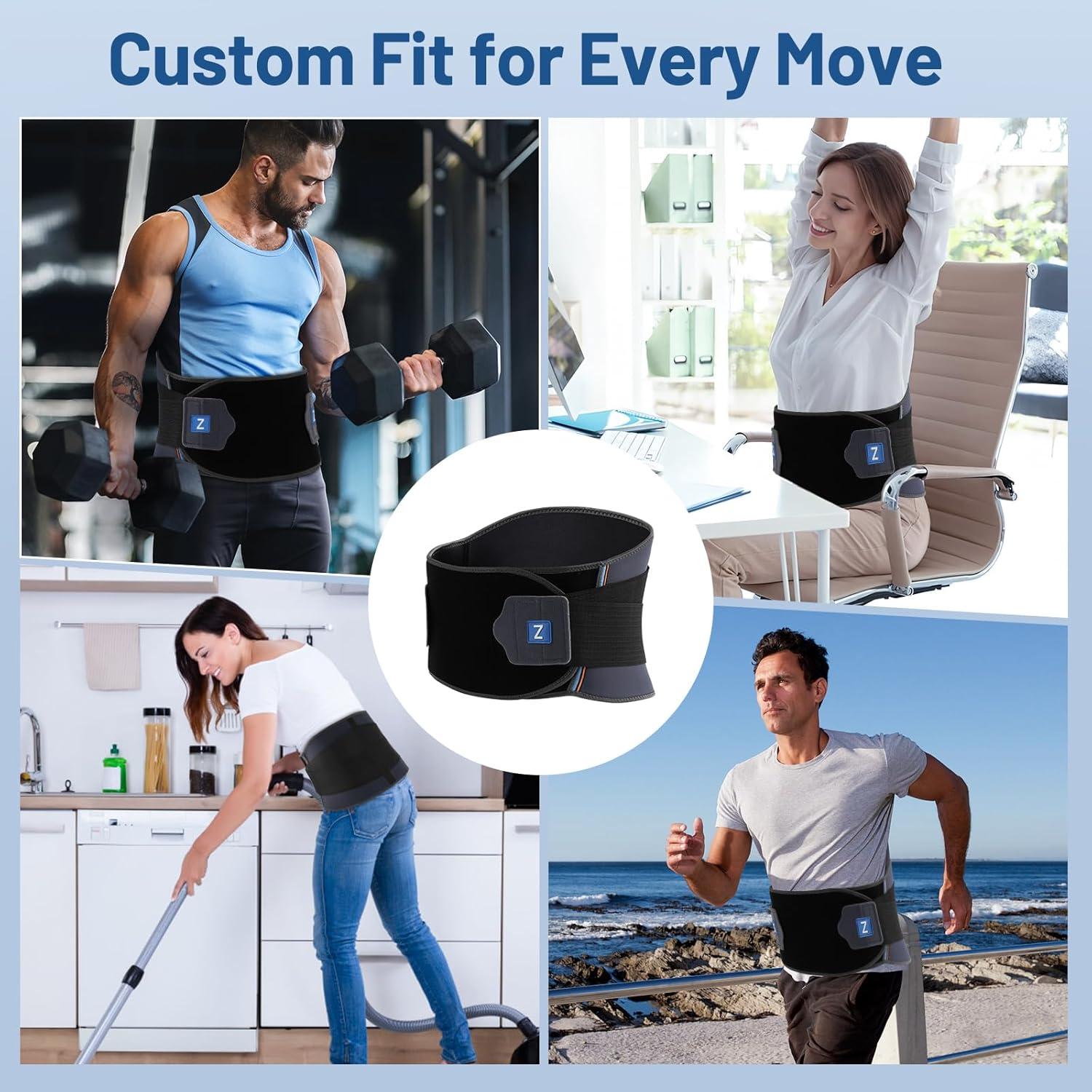 Faja lumbar ZhaoABao ajustable para hombres y mujeres - Alivio dolor