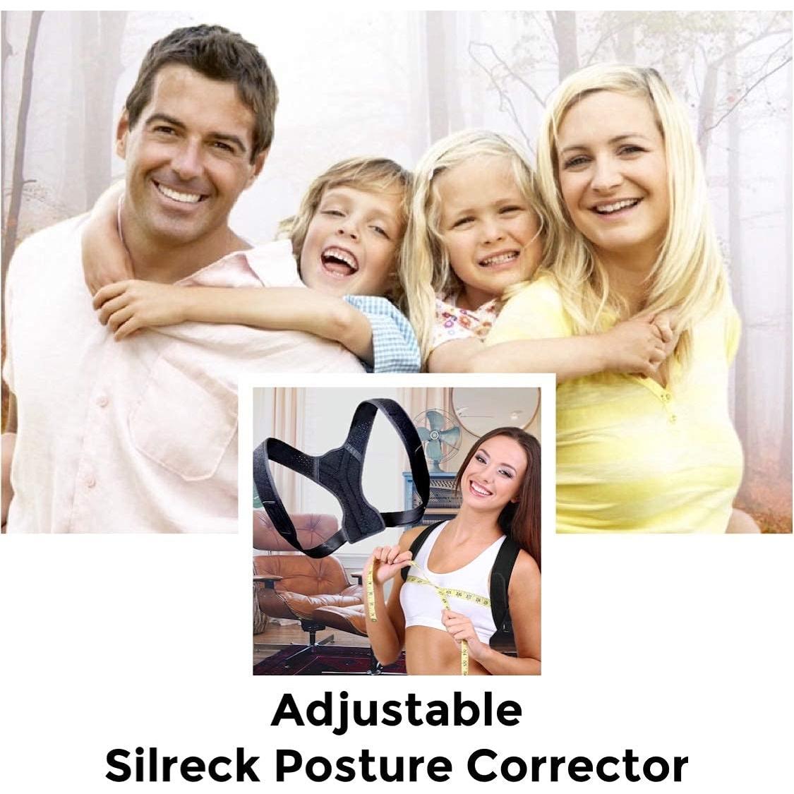 Corrector de Postura Silreck Ajustable para Hombre y Mujer - Grande