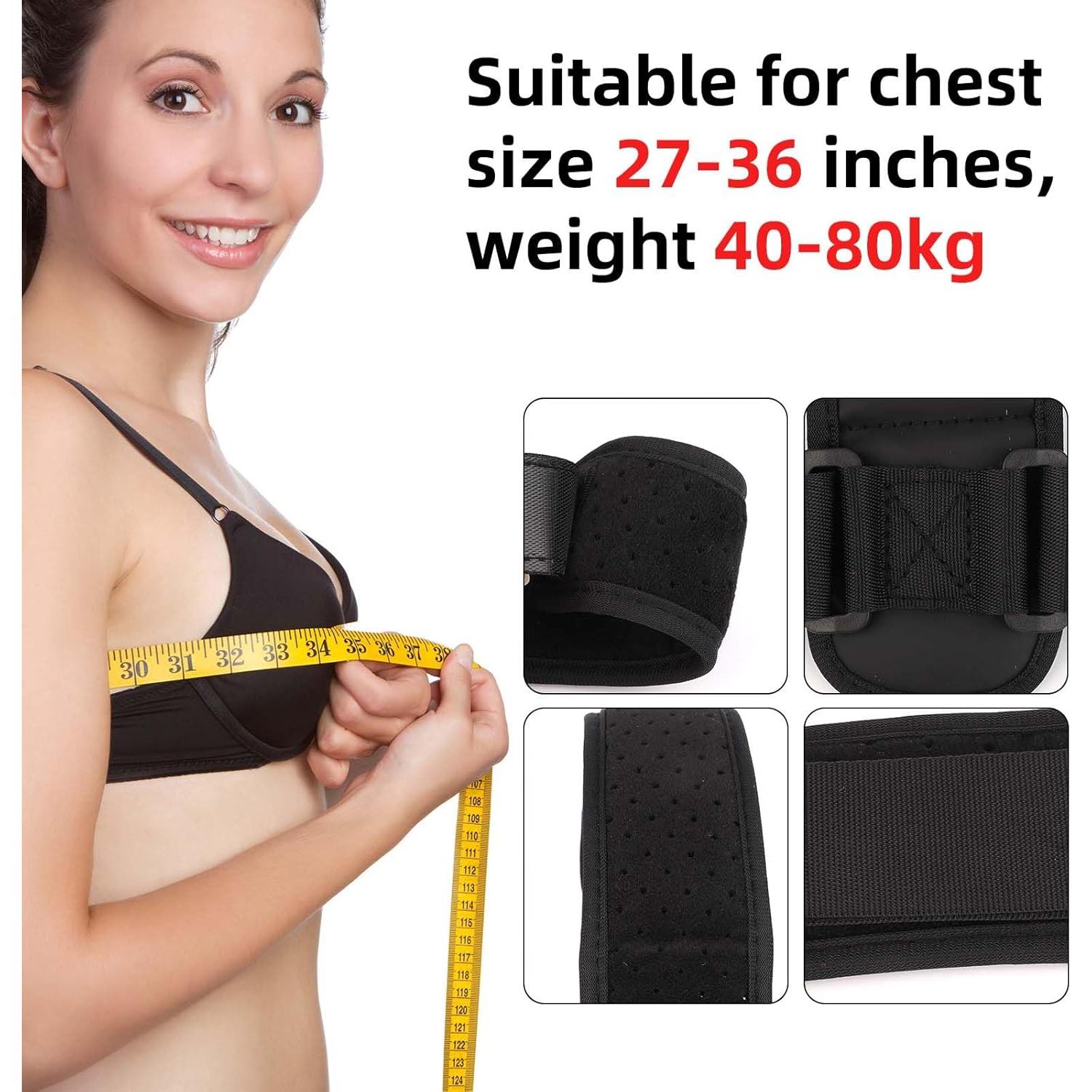 Corrector de Postura BOXOB Ajustable Transpirable Negro