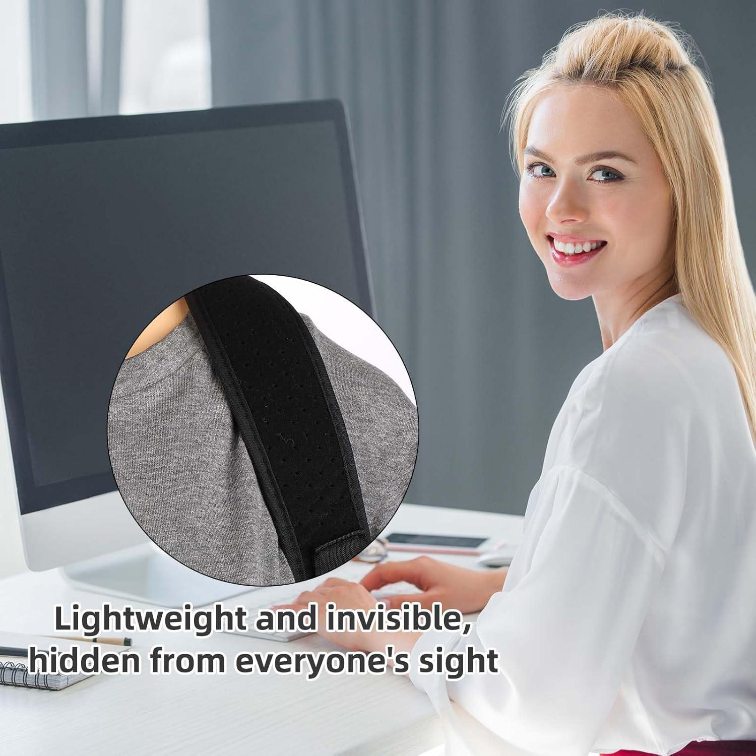 Corrector de Postura BOXOB Ajustable Transpirable Negro