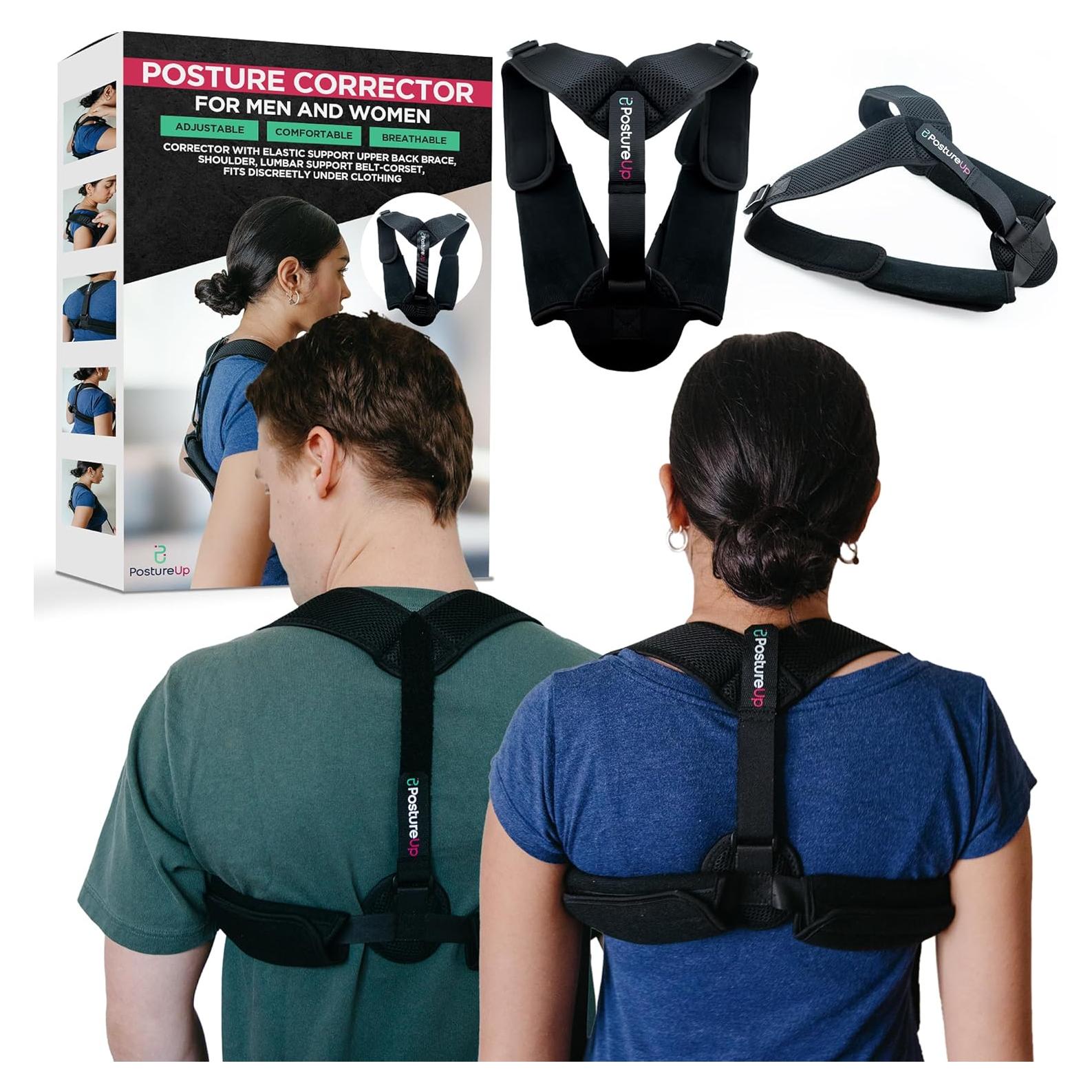 Corrector de Postura PostureUp Ajustable para Espalda 20x25cm