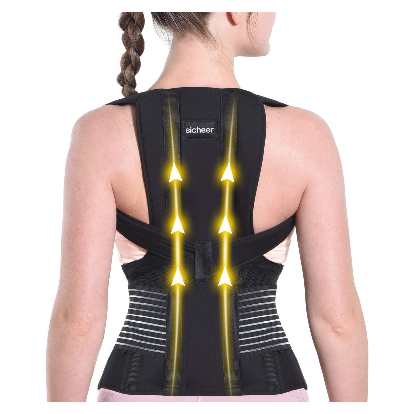 Corrector de Postura Sicheer Faja Espalda Unisex X-Large
