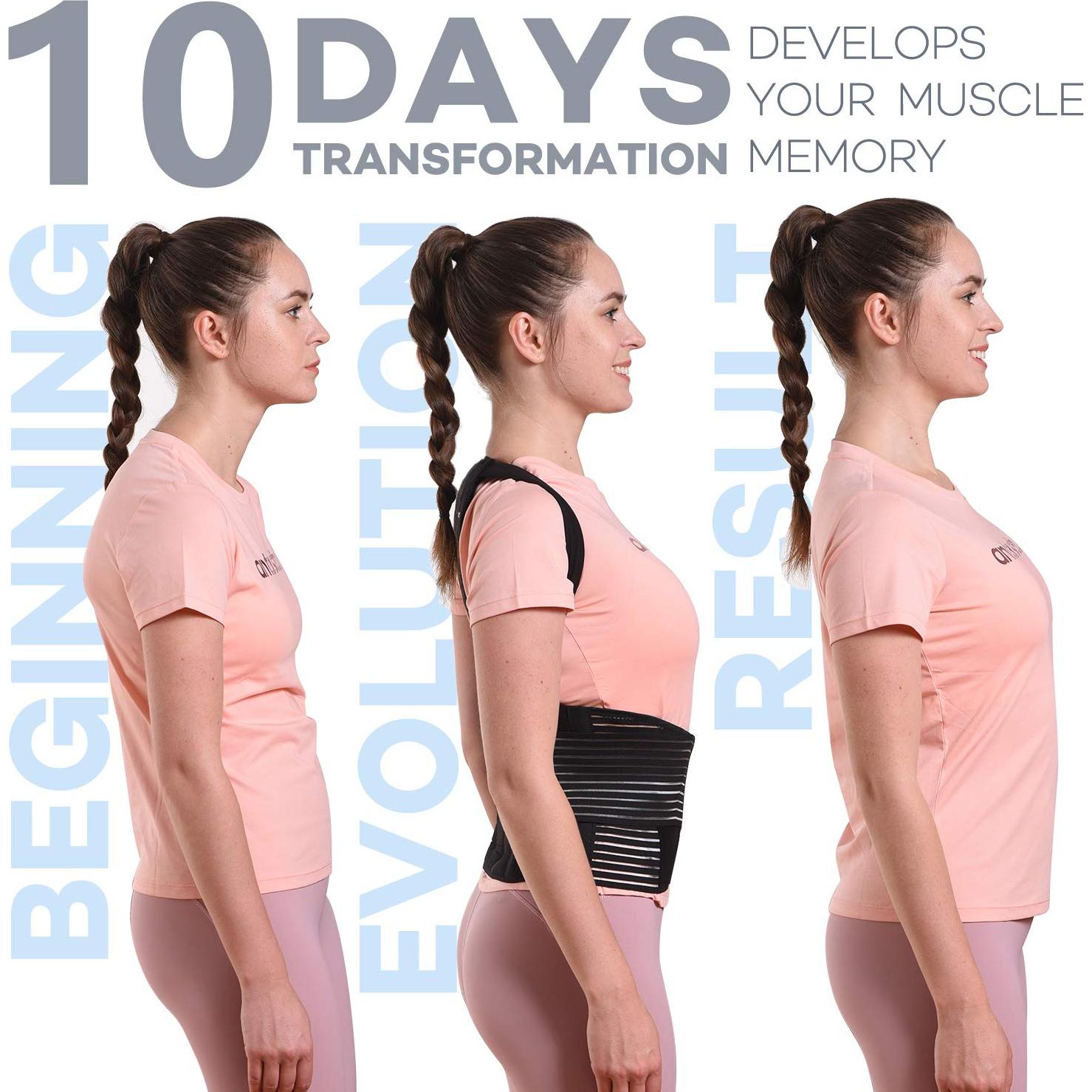 Corrector de Postura Sicheer Faja Espalda Unisex X-Large