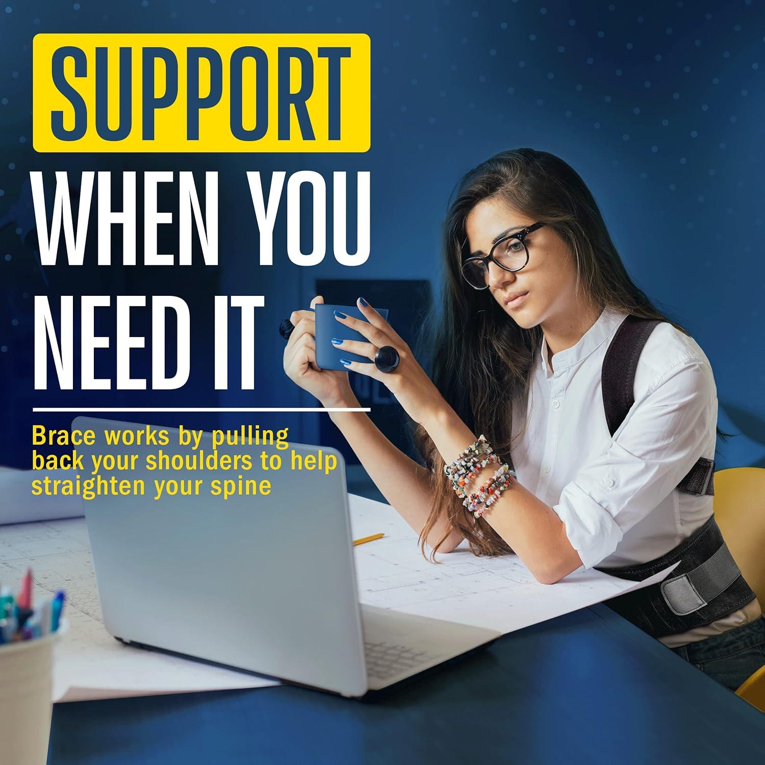 Corrector de Postura FlexGuard X-Large - Faja Ajustable para Espalda