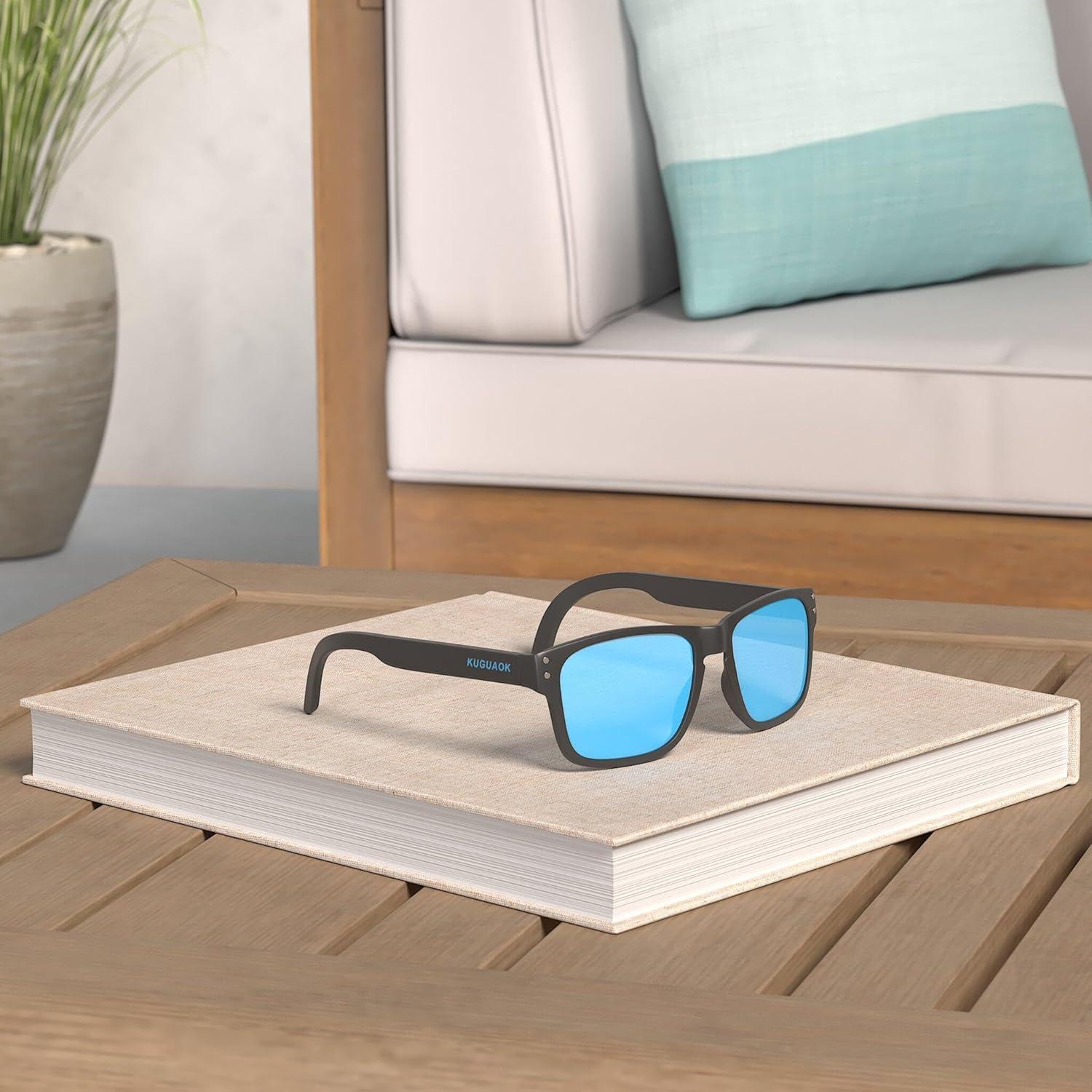 Gafas de sol polarizadas KUGUAOK unisex UV protección mate