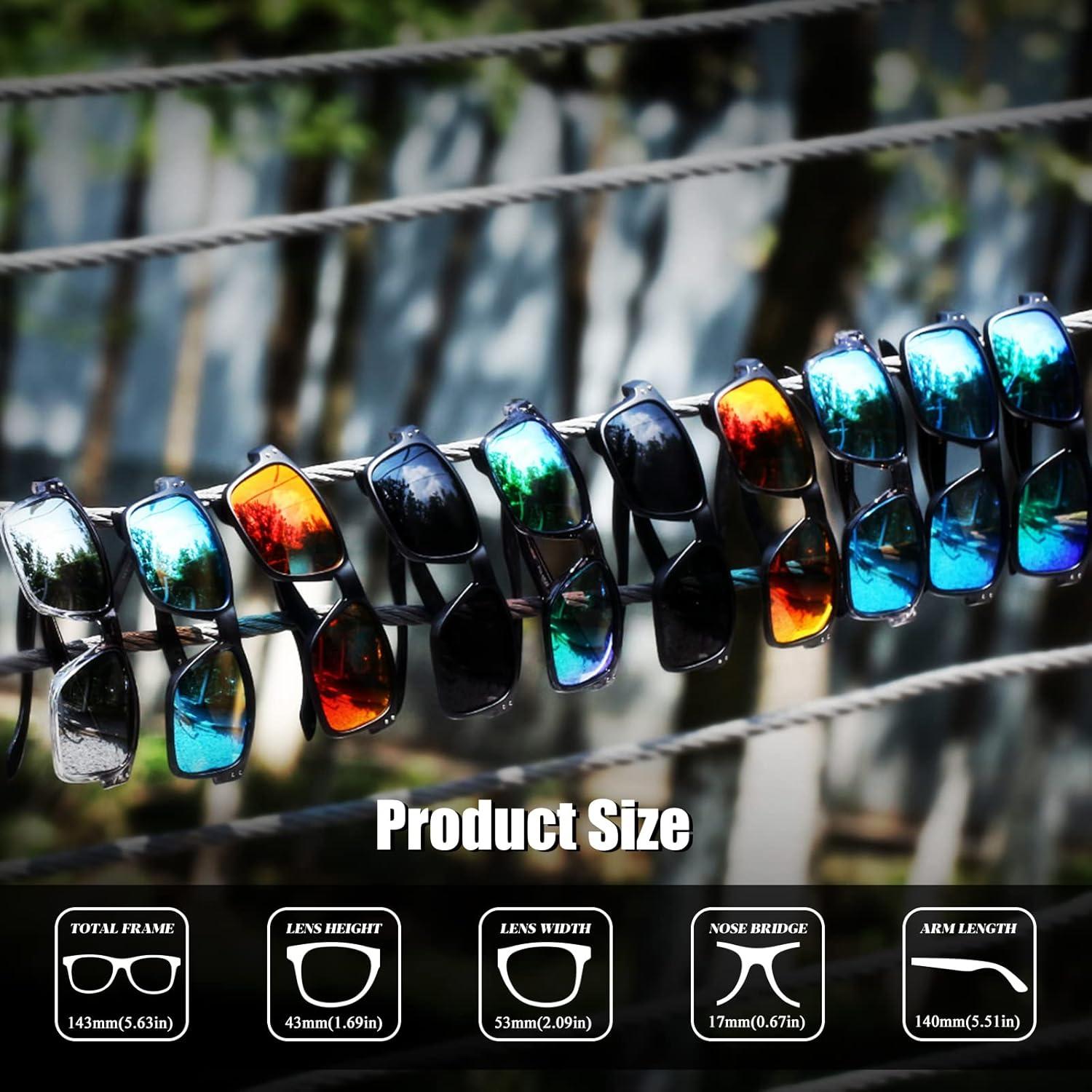 Gafas de sol polarizadas KUGUAOK unisex UV protección mate