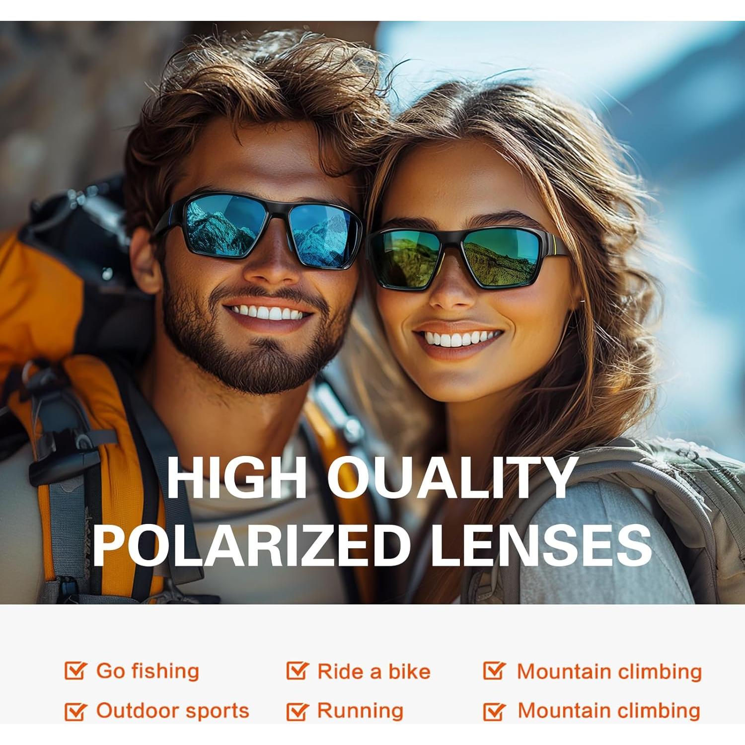 Gafas de sol polarizadas SUOSO UV400 para hombres y mujeres