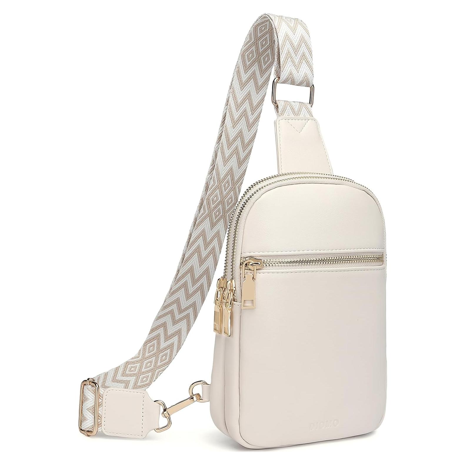 Bolsa Cruzada Pequeña Antirrobo DIOMO para Mujeres - Cuero Vegano