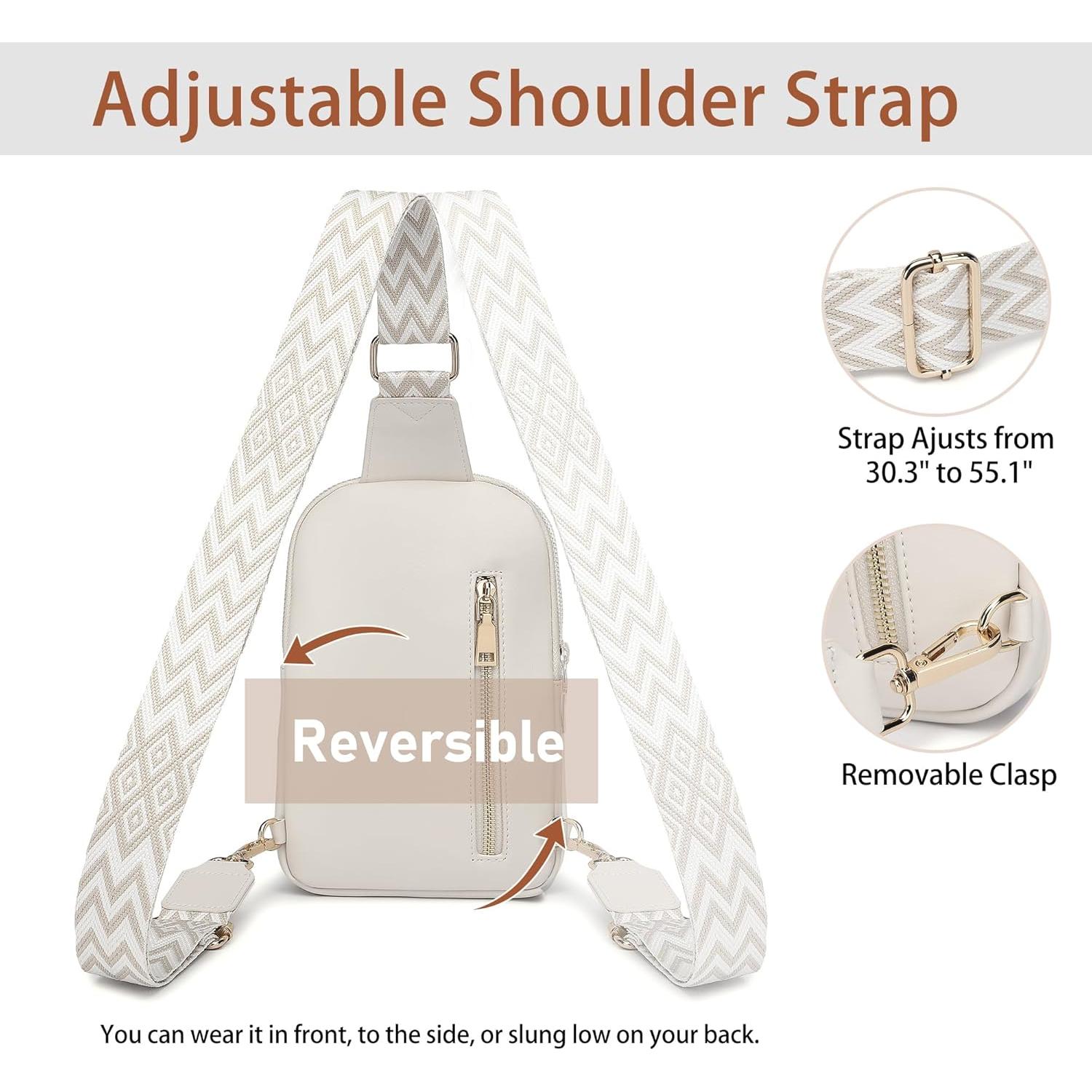 Bolsa Cruzada Pequeña Antirrobo DIOMO para Mujeres - Cuero Vegano