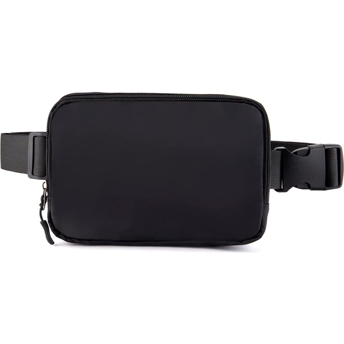 Bolso de Cinturón Fanny Pack Unisex Tlmody Negro 20x5x14cm