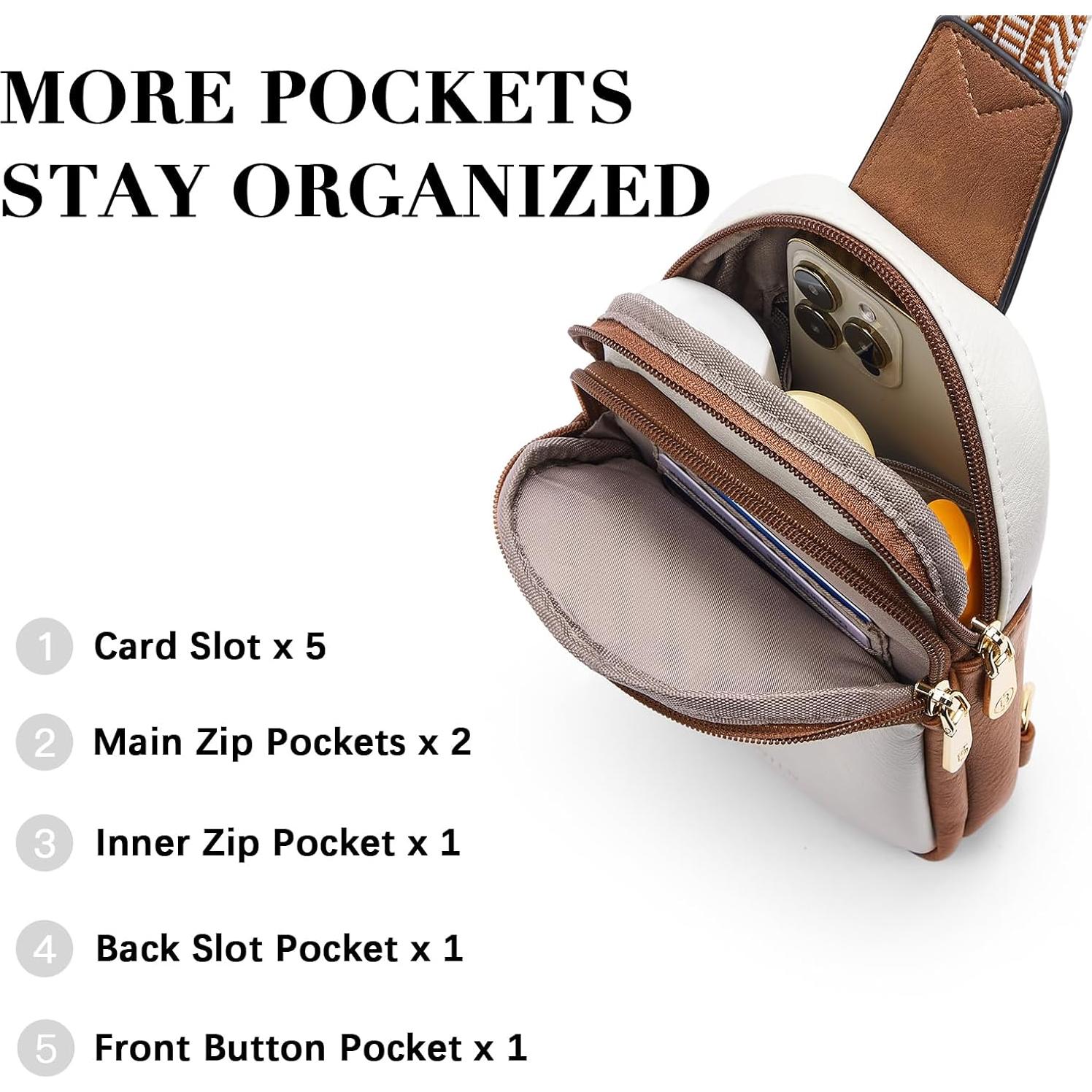 Bolso Bandolera Pequeño BOSTANTEN de Cuero para Mujeres