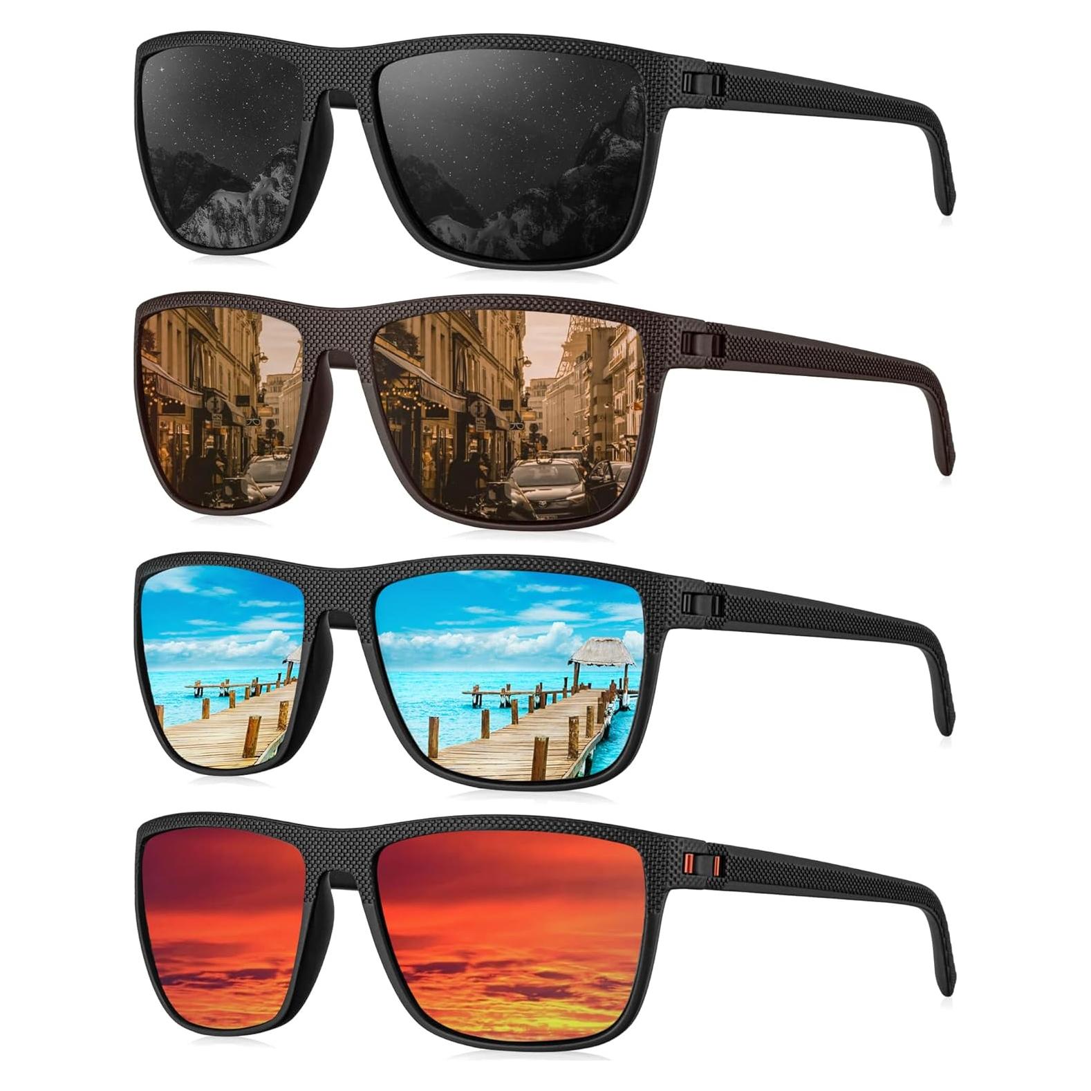 Gafas de Sol Polarizadas KALIYADI para Hombres UV400