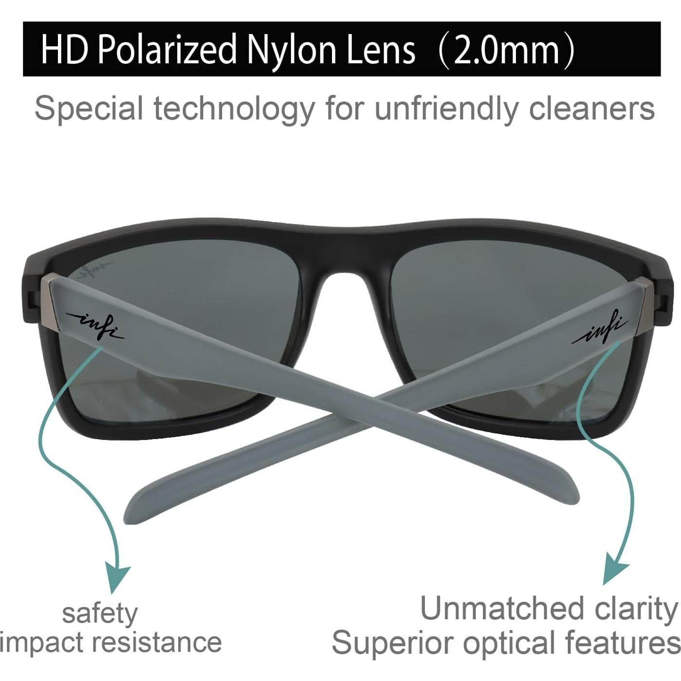 Gafas de sol polarizadas INFI UV400 para hombres y mujeres