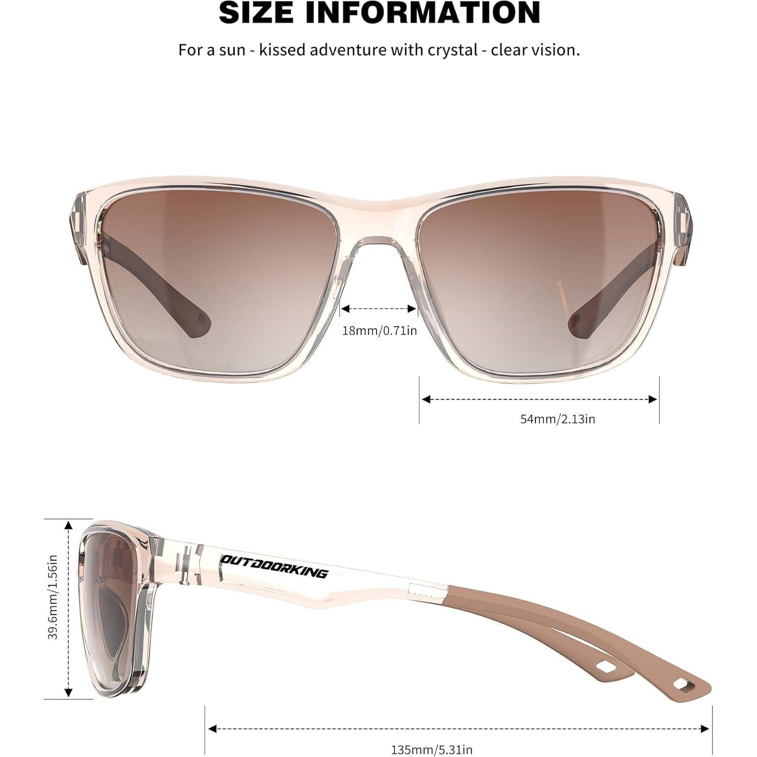 Gafas de sol polarizadas OUTDOORKING para correr y ciclismo