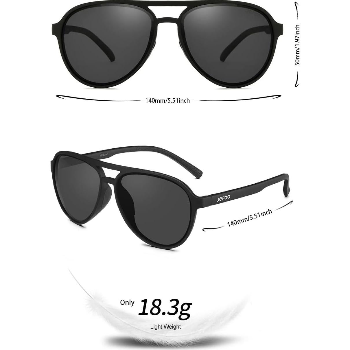 Gafas de sol polarizadas Jefoo Jf119 UV400 para deportes