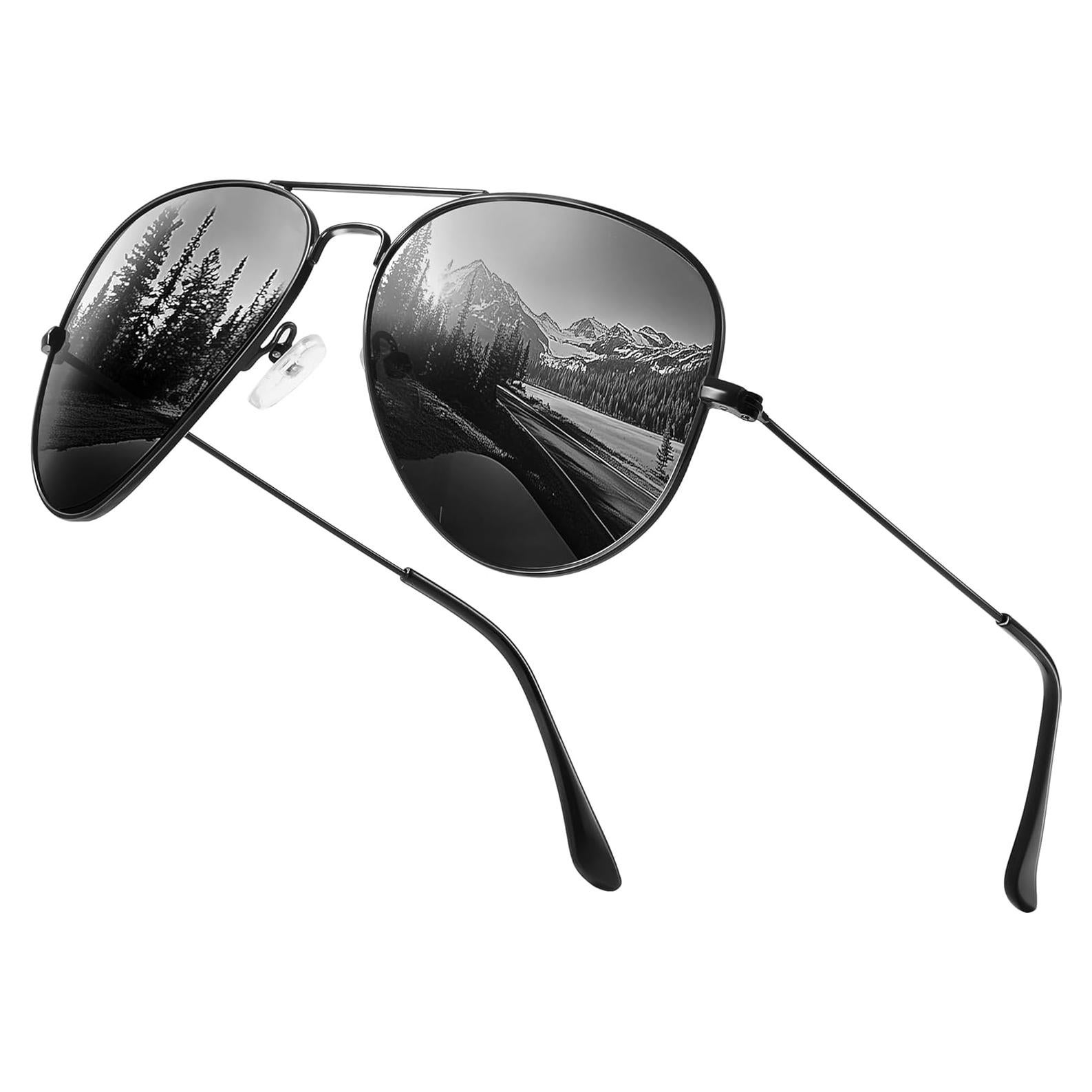 Gafas de sol aviador Kunchu polarizadas UV400 unisex