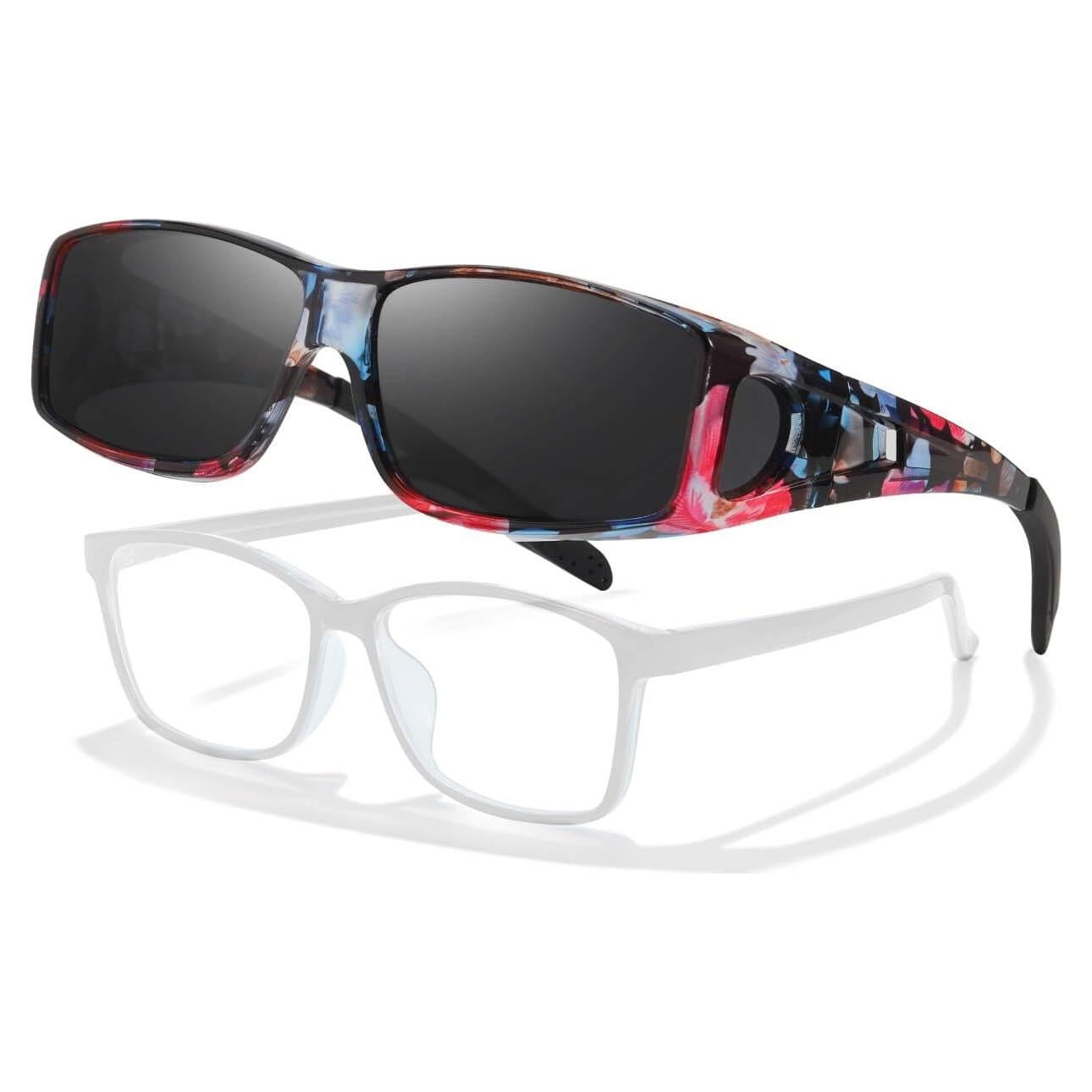 Gafas de sol polarizadas LVIOE envolventes para usar sobre gafas