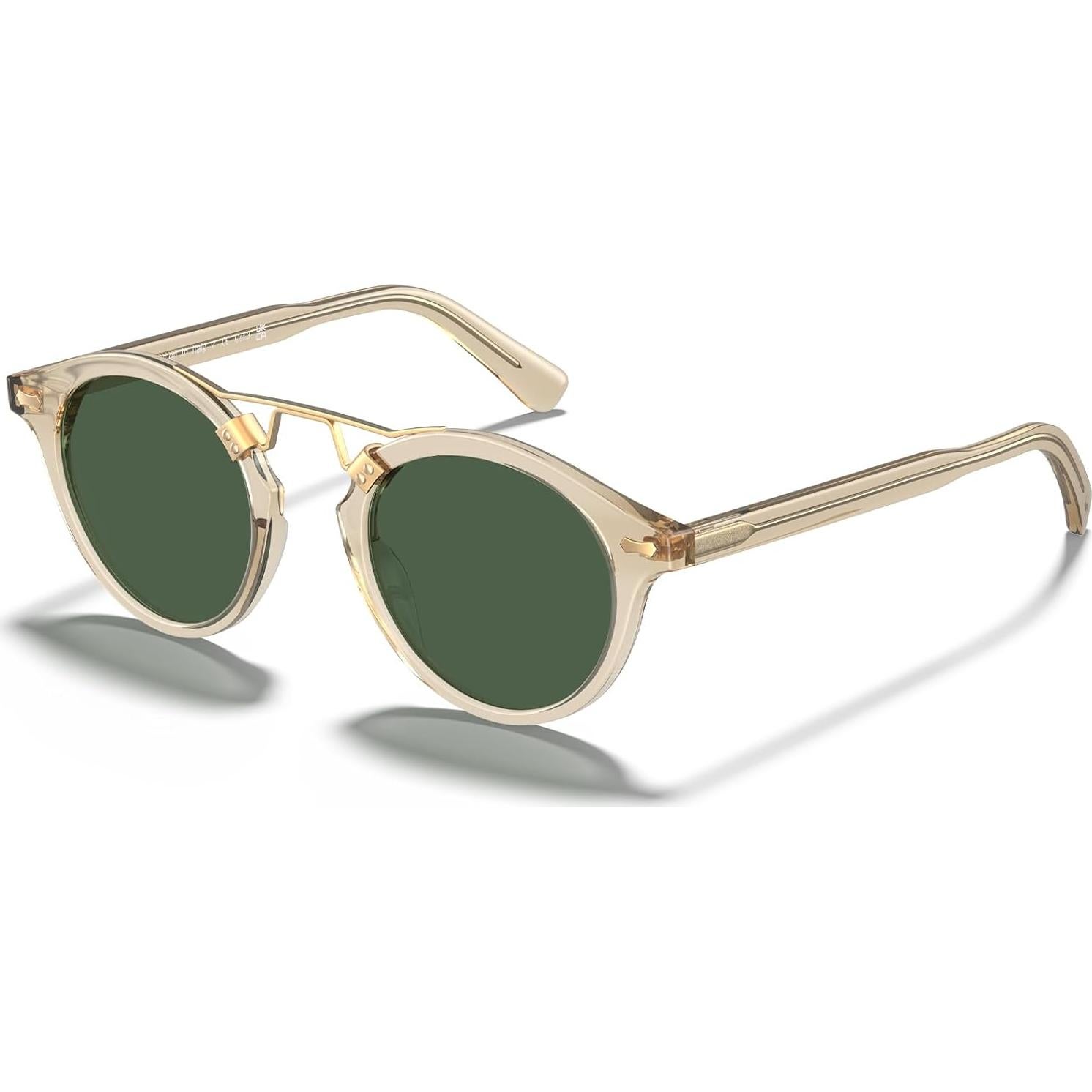 Gafas de sol polarizadas CARFIA Doble Puente Acetato Hombres