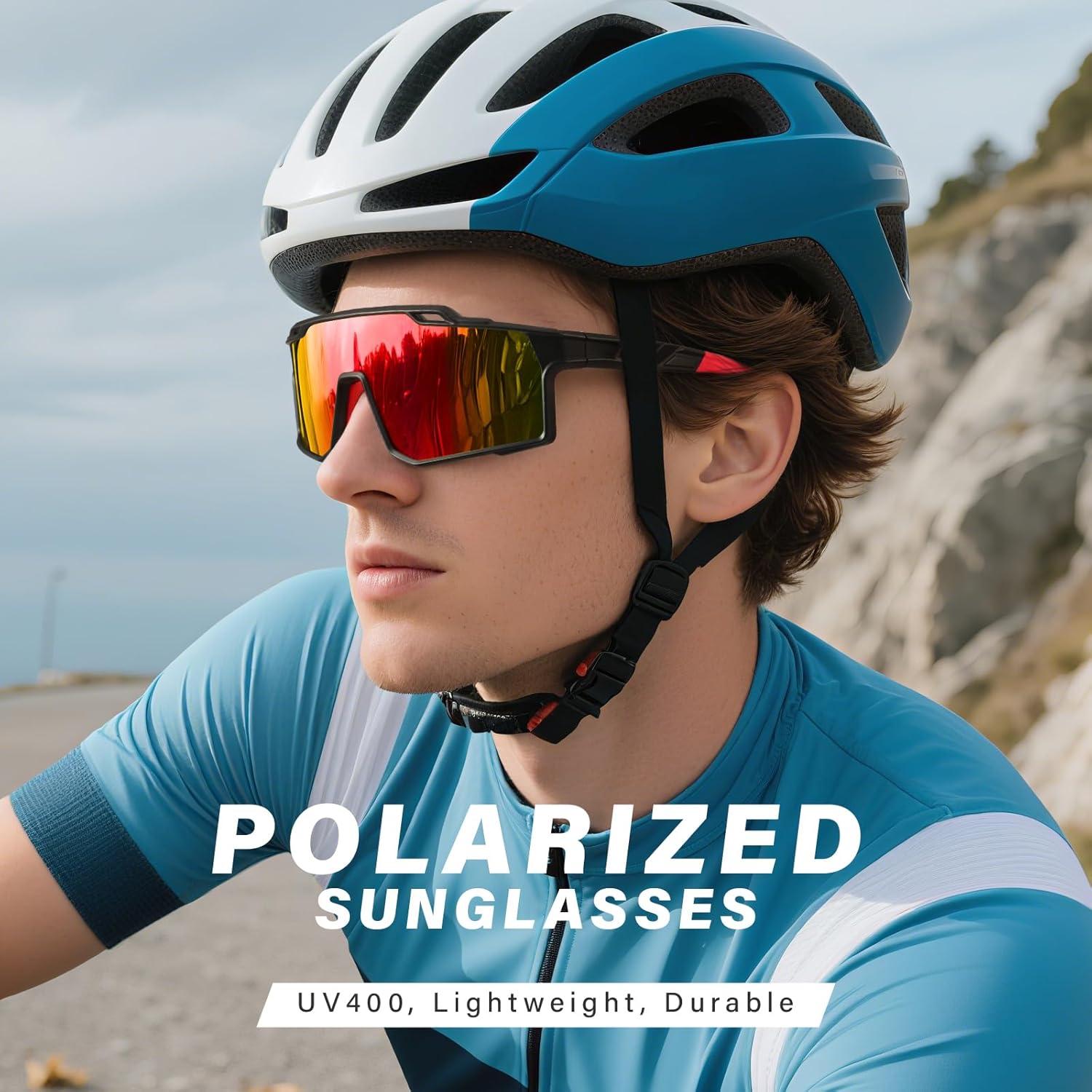 Gafas de sol deportivas polarizadas DioKiw para hombres UV
