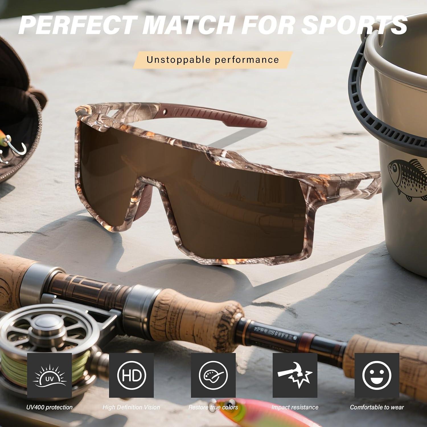 Gafas de sol deportivas polarizadas DioKiw para hombres UV