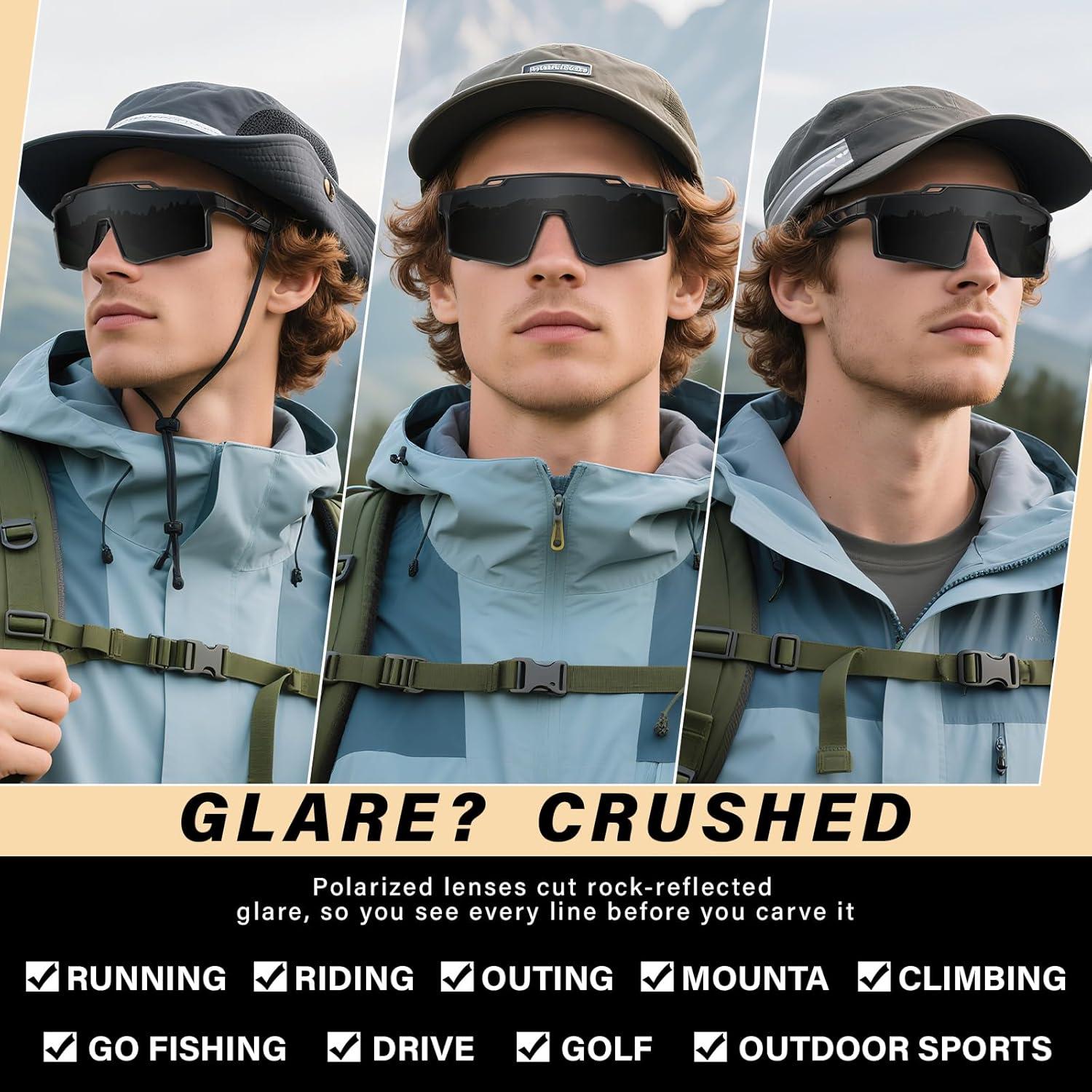 Gafas de sol deportivas polarizadas DioKiw para hombres UV