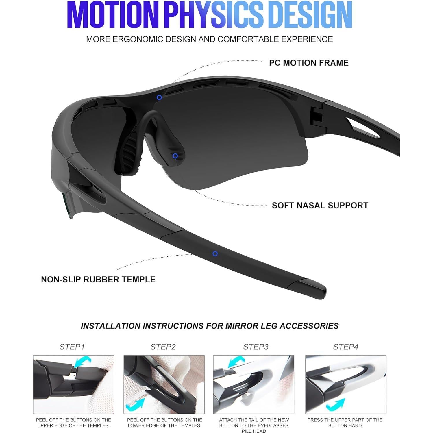 Gafas de Sol Polarizadas NSSIW UV400 para Hombres y Mujeres