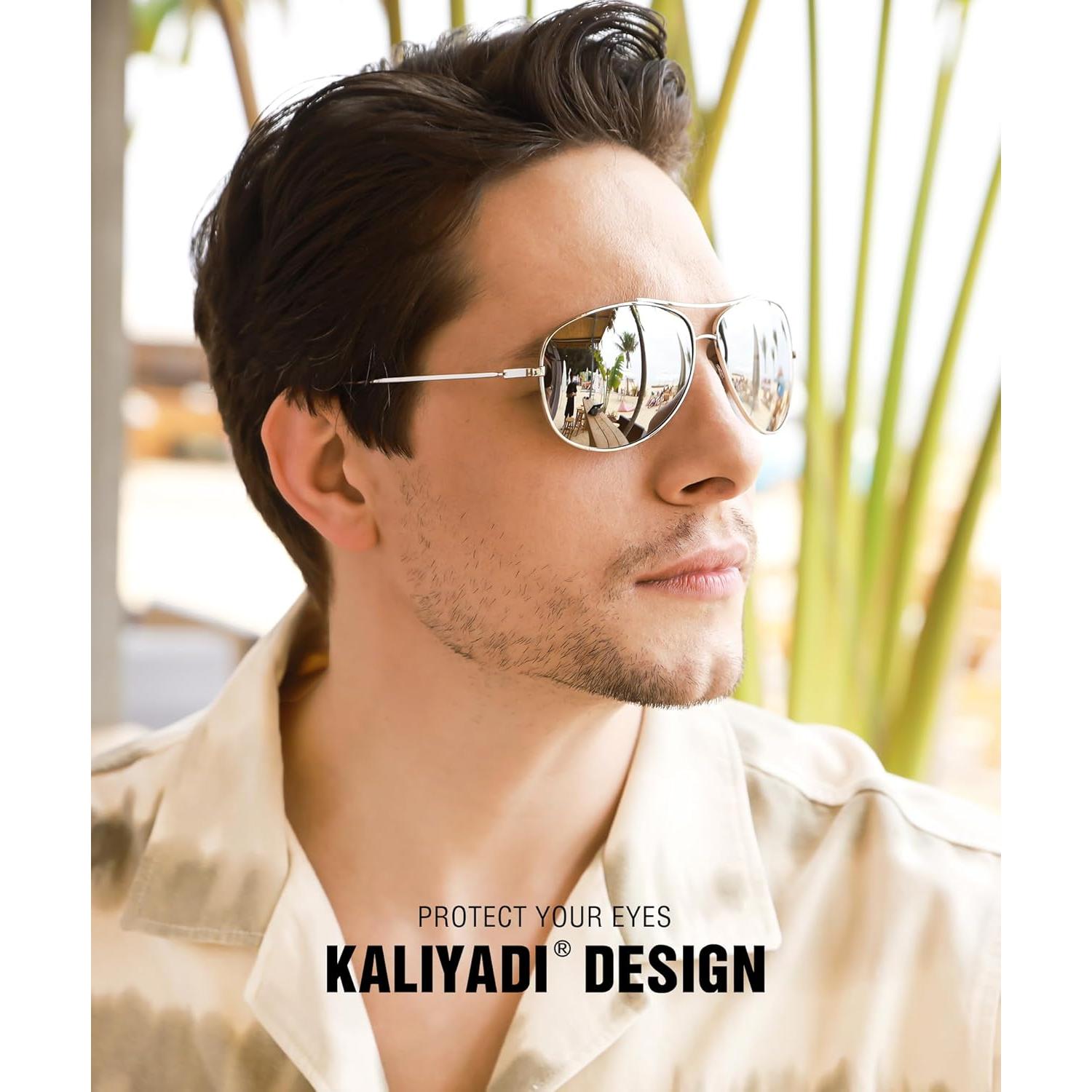 Gafas de Sol Polarizadas Aviador KALIYADI UV400 3 Pack