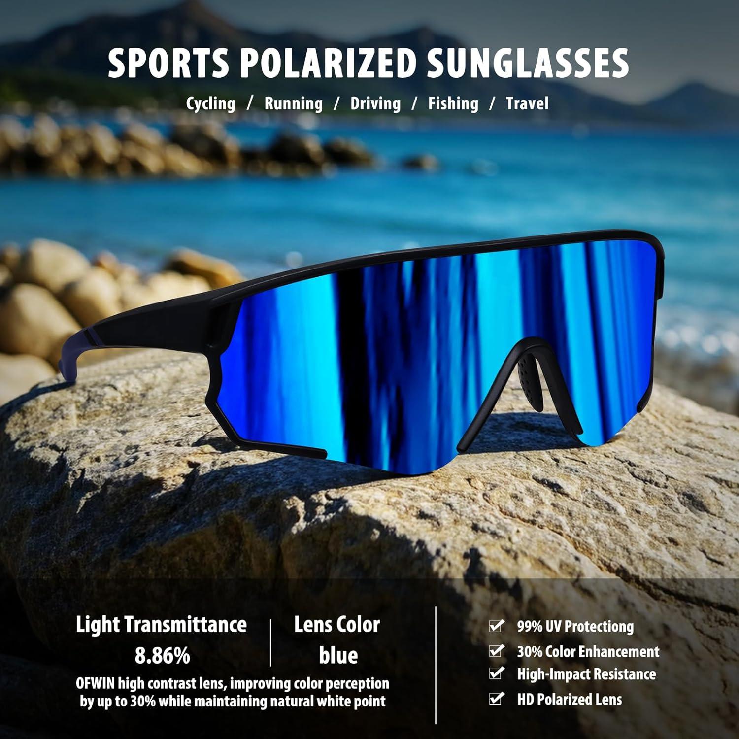 Gafas de sol deportivas OFWIN polarizadas UV400 unisex