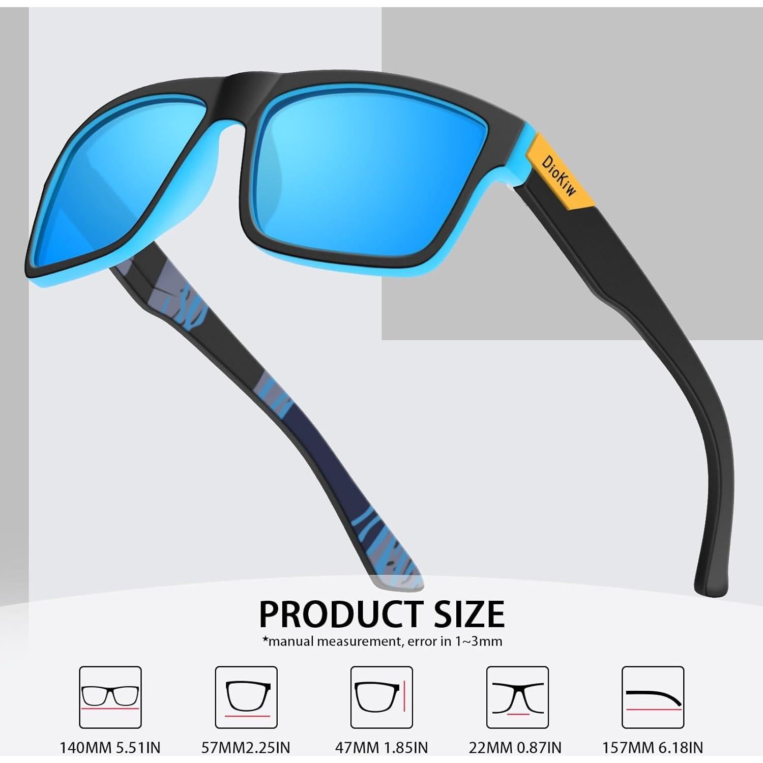 Gafas de sol polarizadas deportivas para hombres UV 4 colores