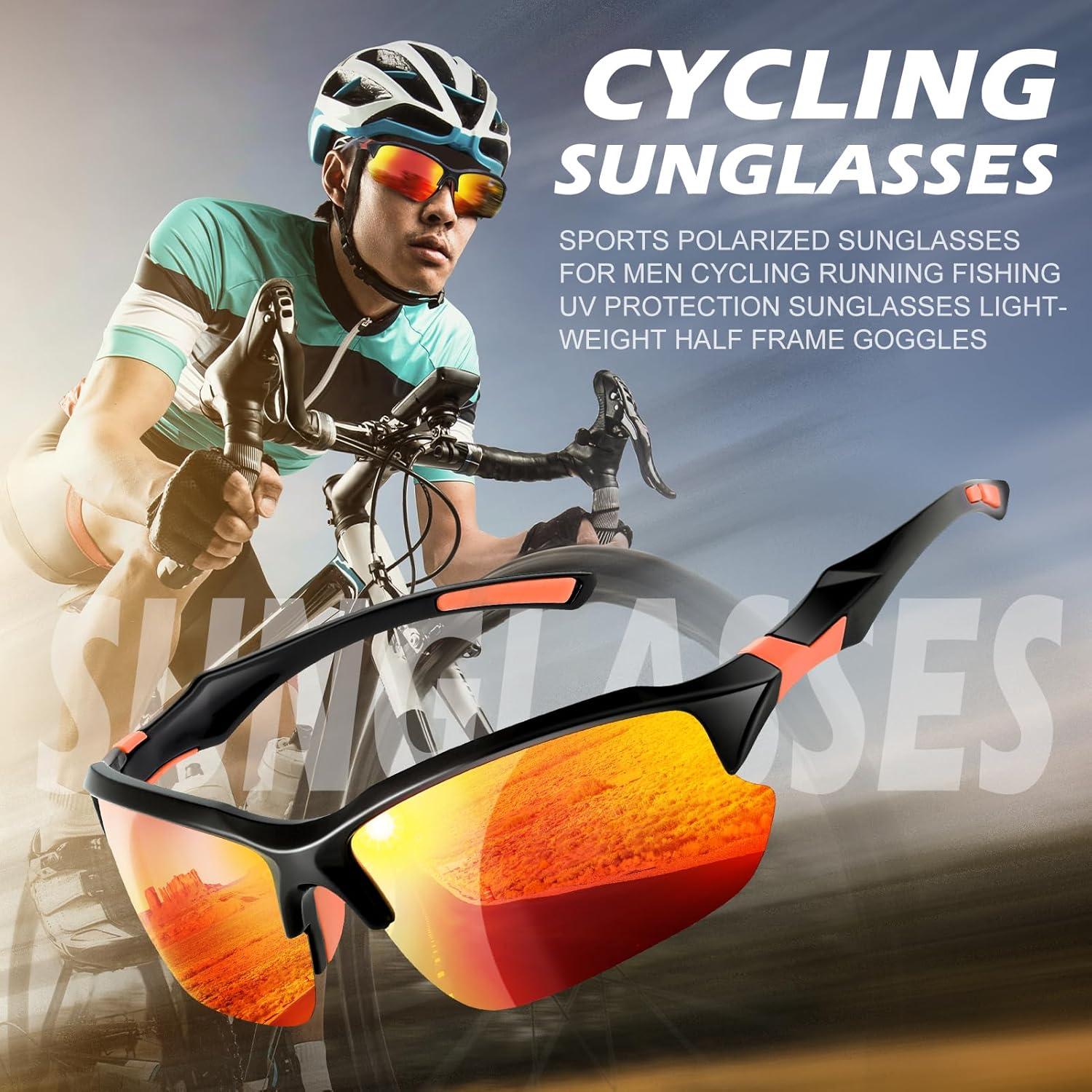 4 Gafas de Sol Polarizadas Unisex UV400 - Protección Solar