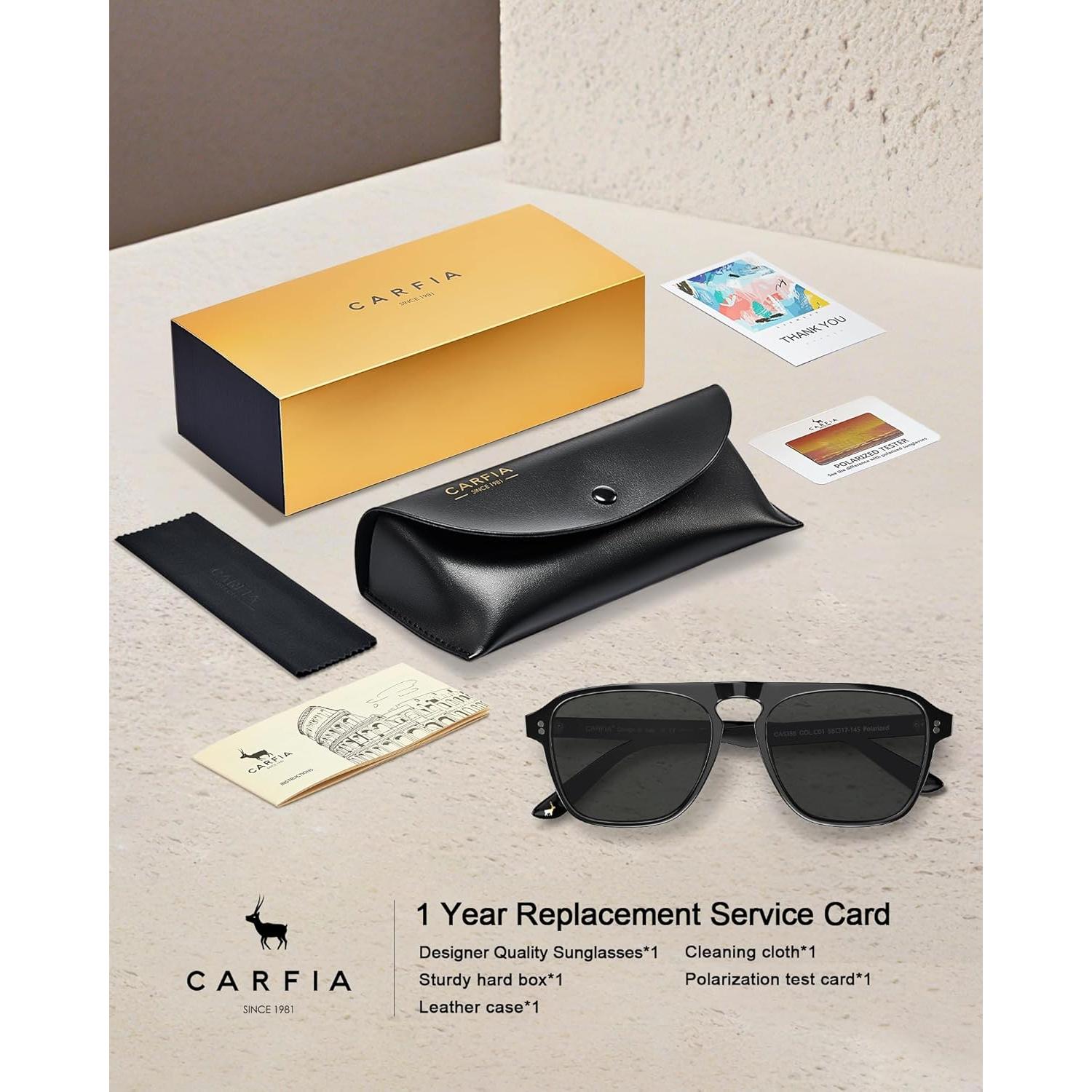 Gafas de sol polarizadas CARFIA CA5355 para hombres UV400