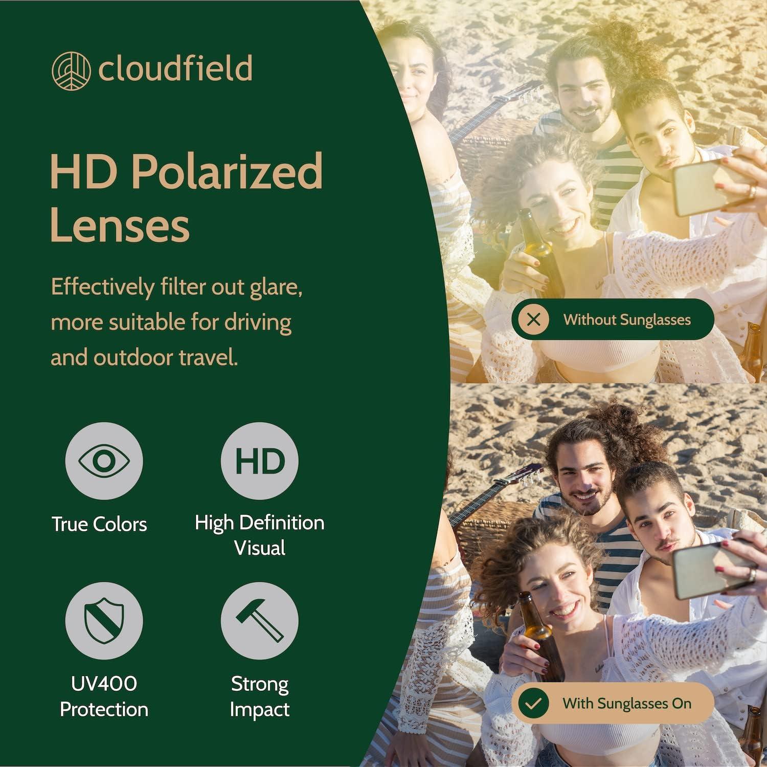 Gafas de Sol de Madera Cloudfield Polarizadas UV 100%