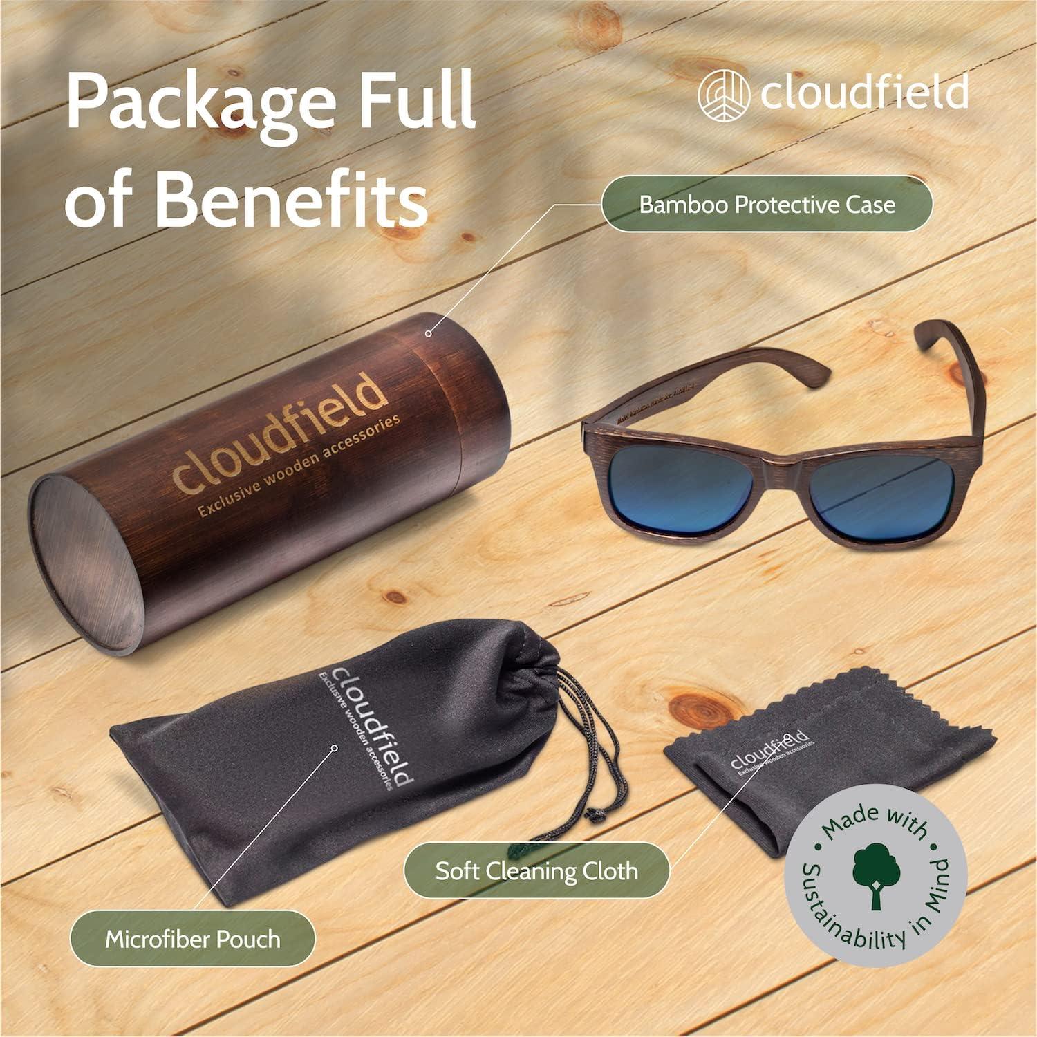Gafas de Sol de Madera Cloudfield Polarizadas UV 100%