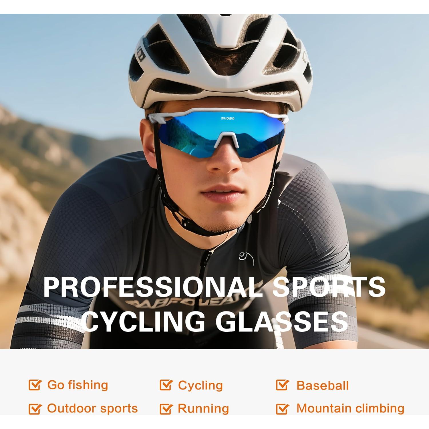 Gafas de Sol Deportivas Polarizadas Suoso Ciclismo UV