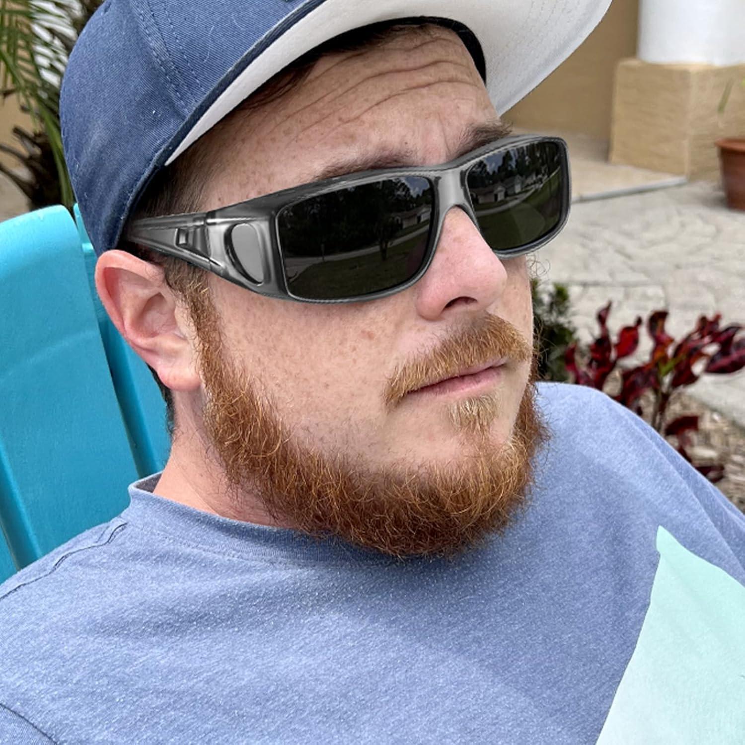 Gafas de sol polarizadas IGnaef Fit Over UV400 para hombres y mujeres