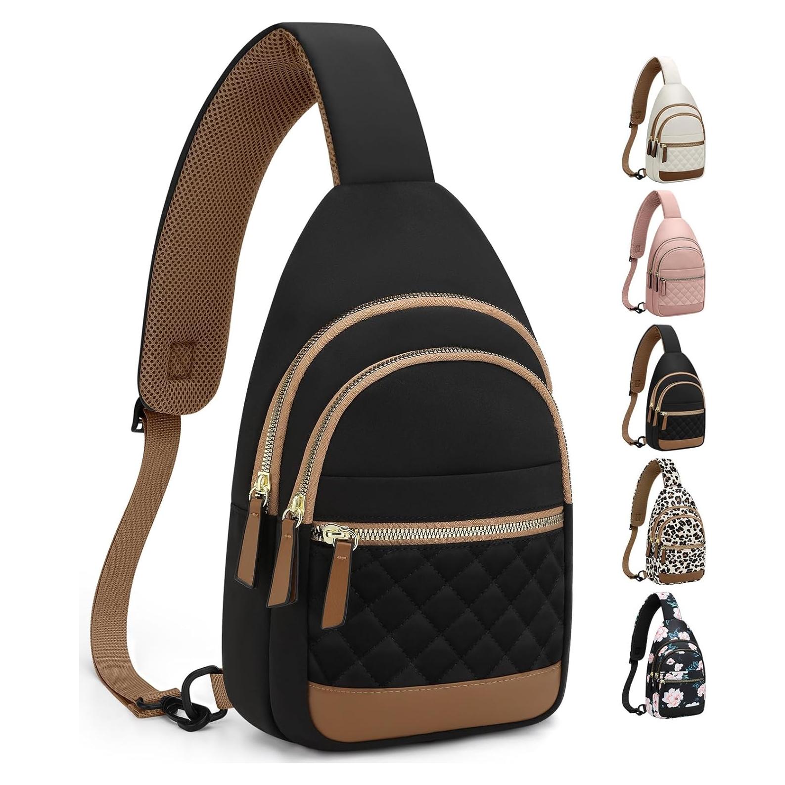 Bolso Bandolera Capolo Mediano Impermeable Negro 5 Litros