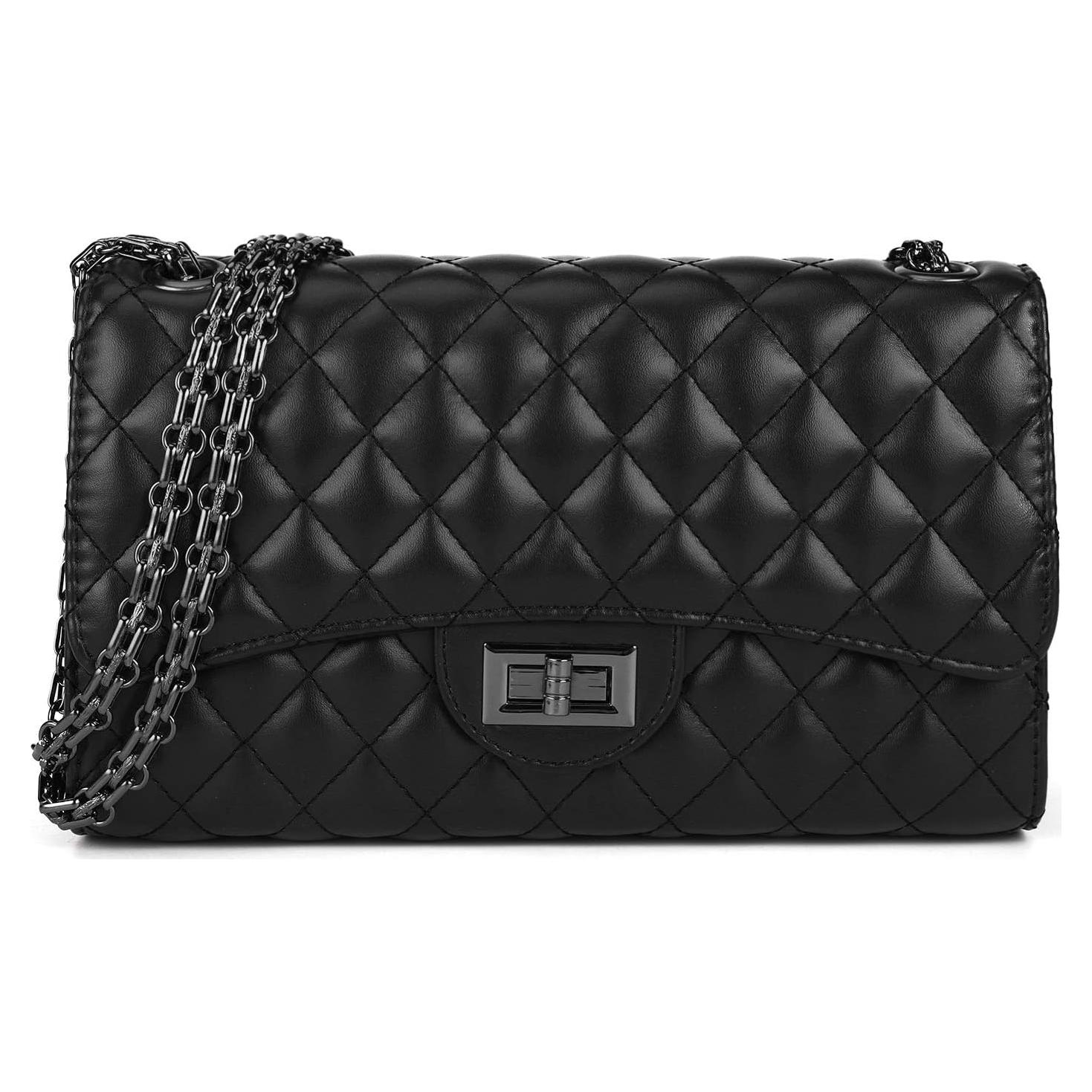 Bolso Cruzado Acolchado Gladdon para Mujeres - Negro
