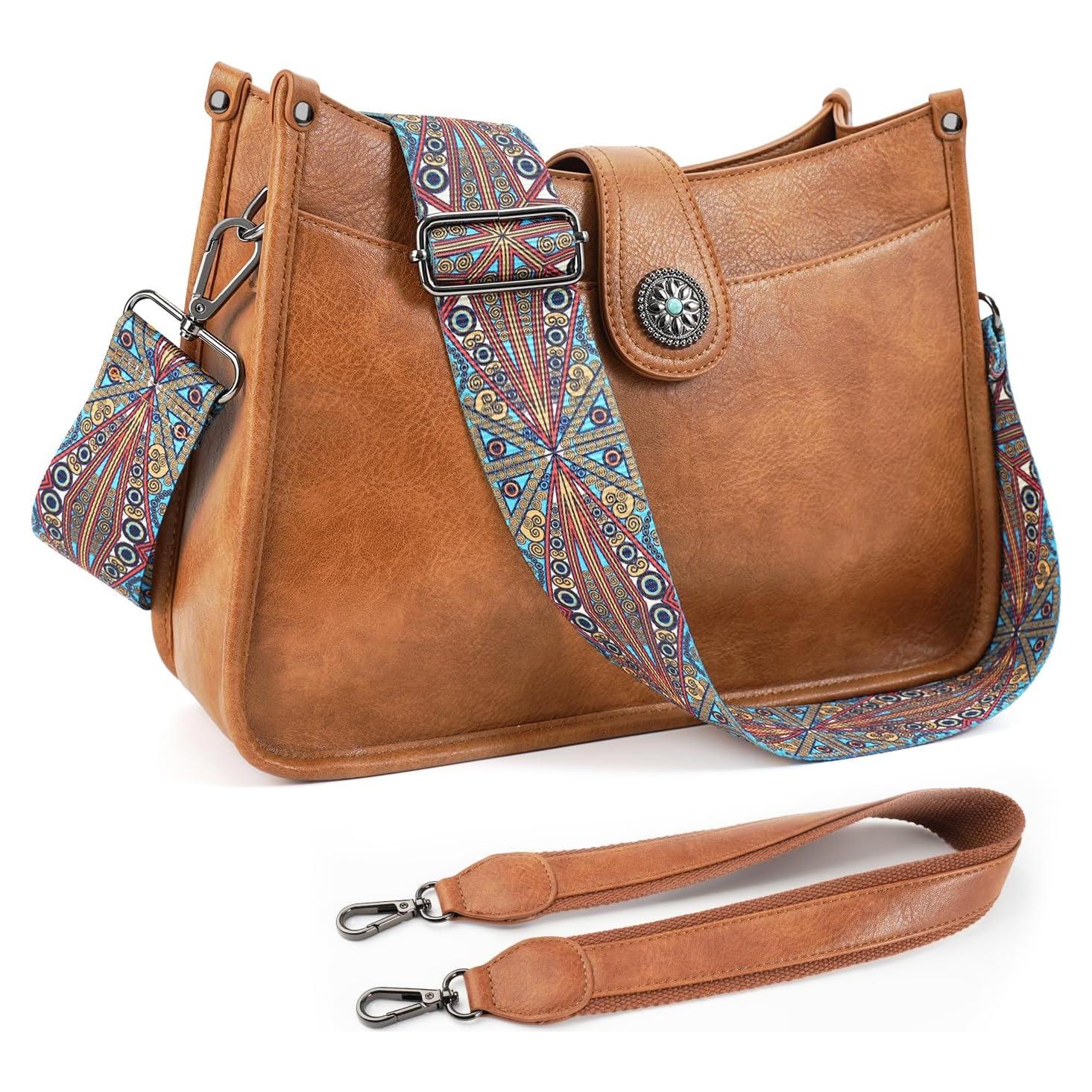 Bolso Hobo de Cuero Vegano APHISON para Mujeres 32.5x24cm