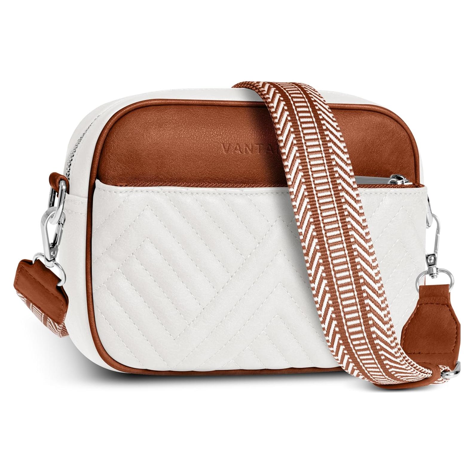 Bolso Cruzado Vantamo para Mujer con Correa Ajustable y Antirrobo