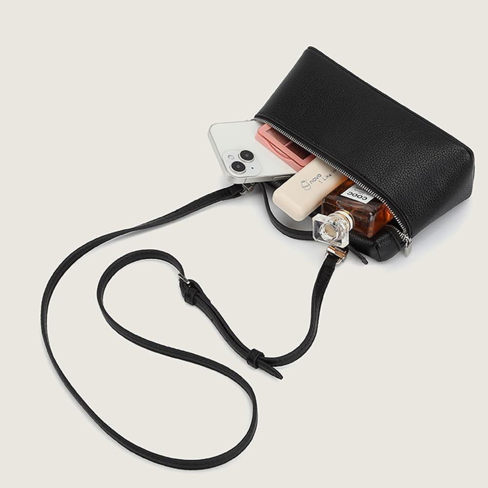 Bolso Cruzado Rejolly para Mujeres de Cuero Sintético Negro