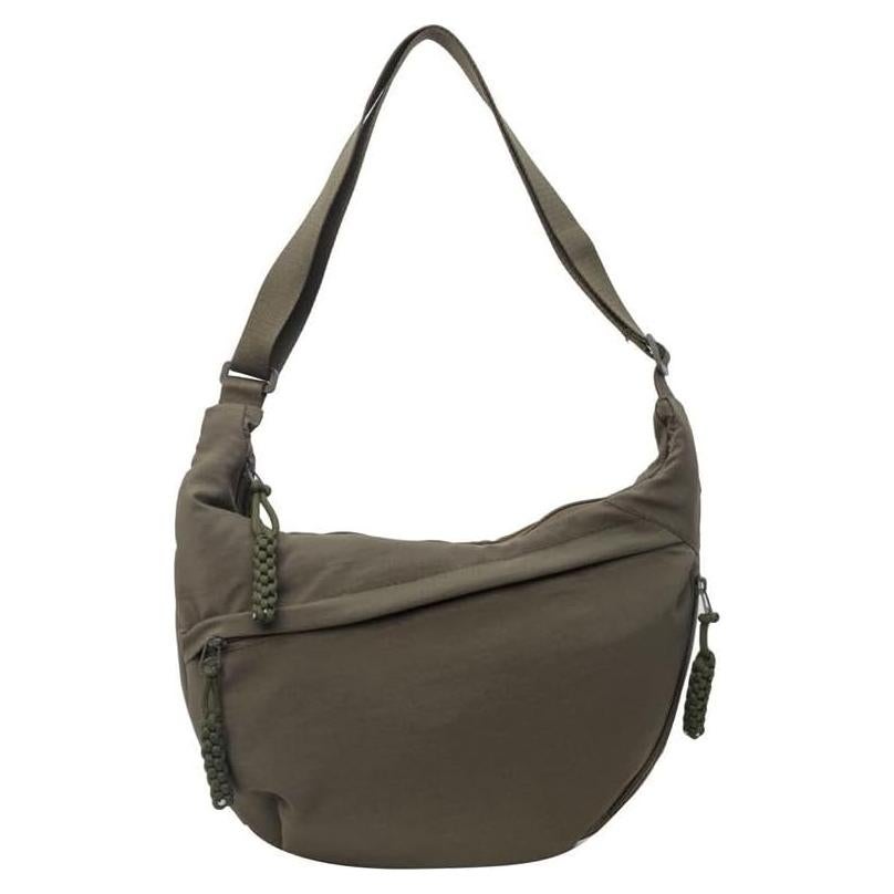 Bolsa Cruzada de Nylon EMGILL Verde 34x22cm Impermeable