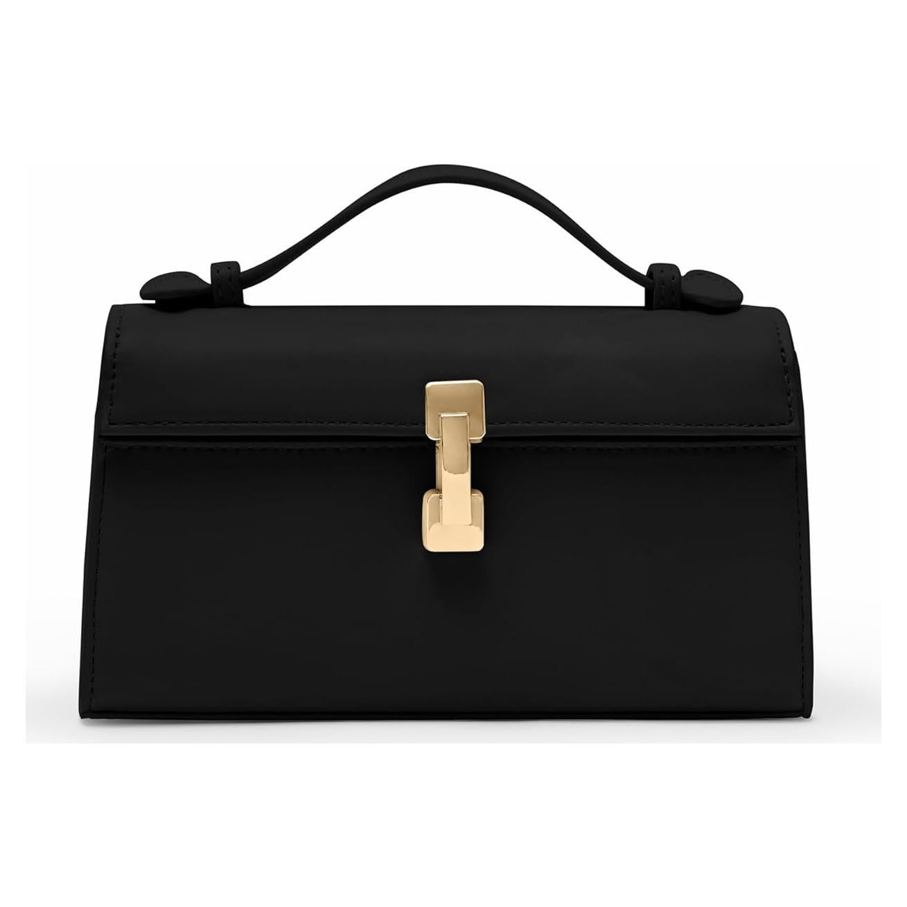 Bolso de Mano para Mujeres - Cuero PU Negro - 3 en 1