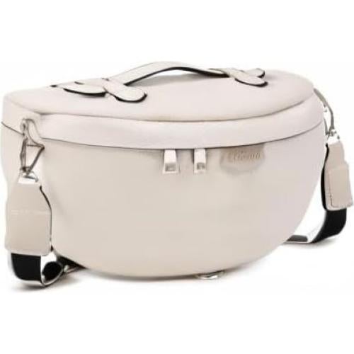 Bolso Cruzado Eslcorri para Mujeres - Riñonera de Cuero 30x19.6cm