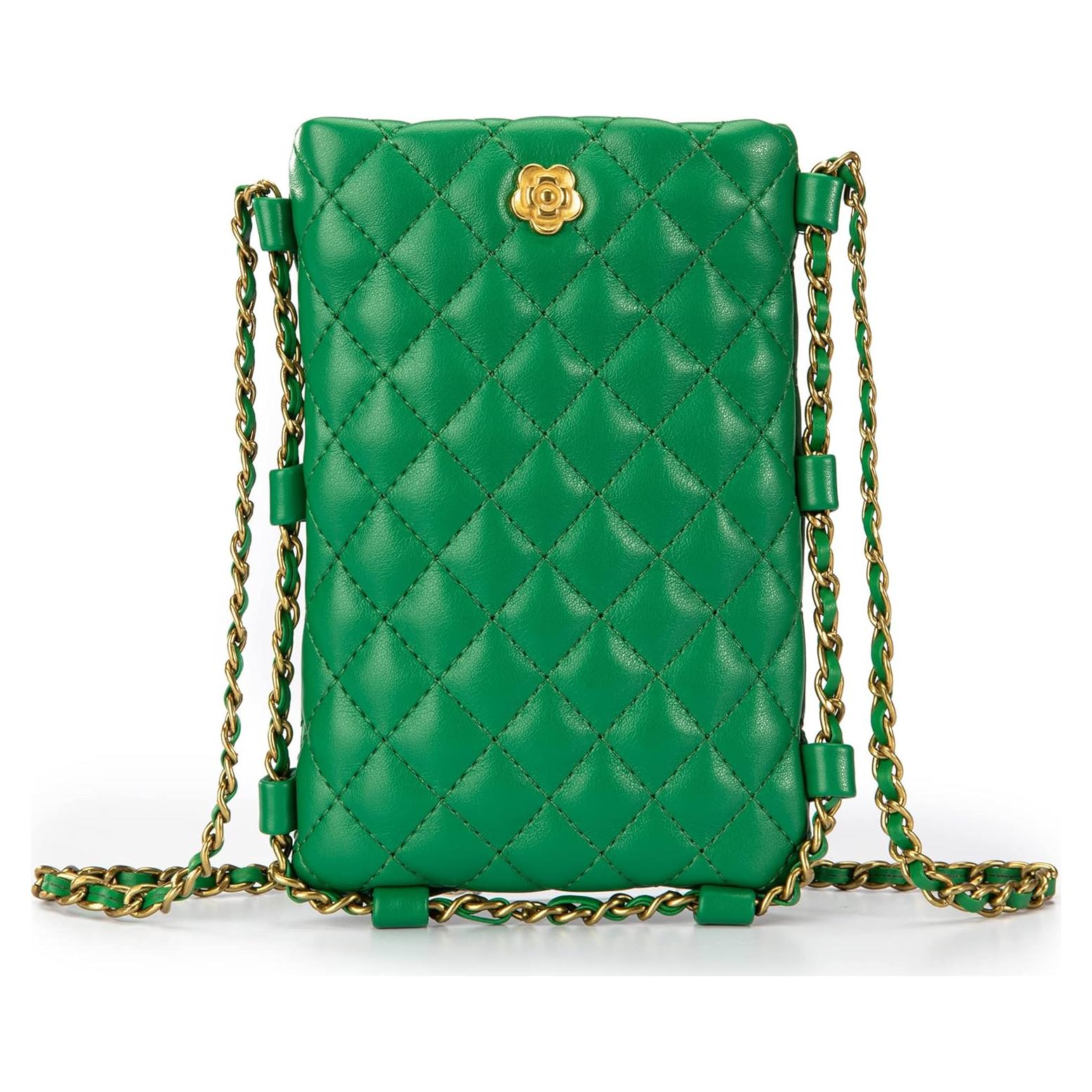 Bolso Cruzado Acolchado Montana West para Mujeres - Verde