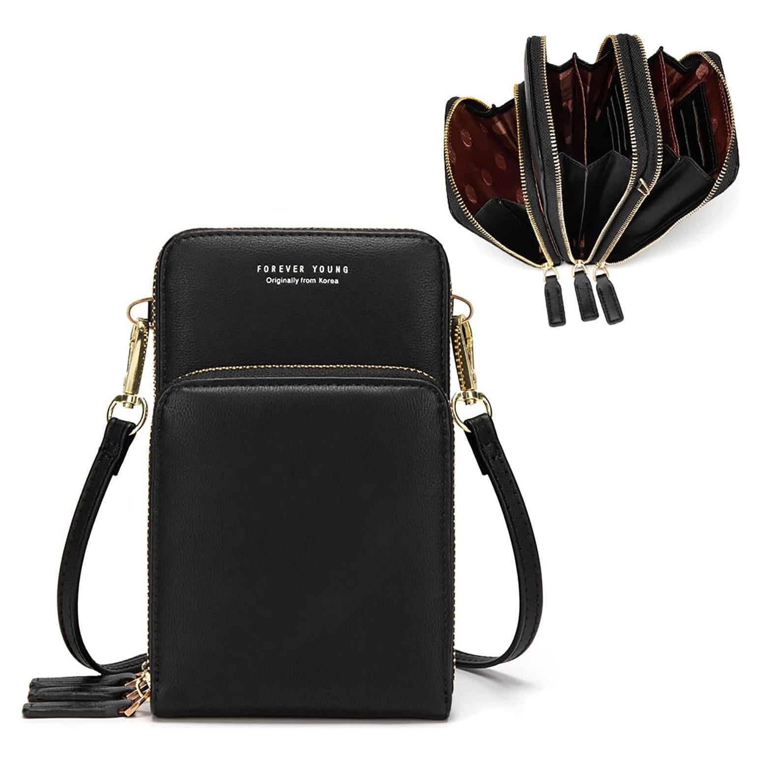 Bolso Cruzado para Teléfono Celular myfriday A-negro