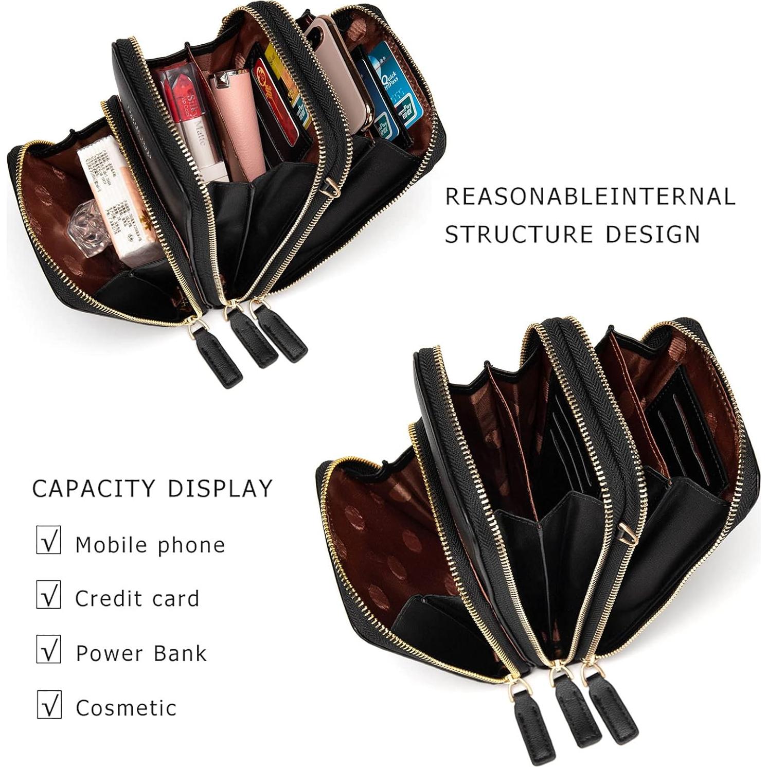 Bolso Cruzado para Teléfono Celular myfriday A-negro